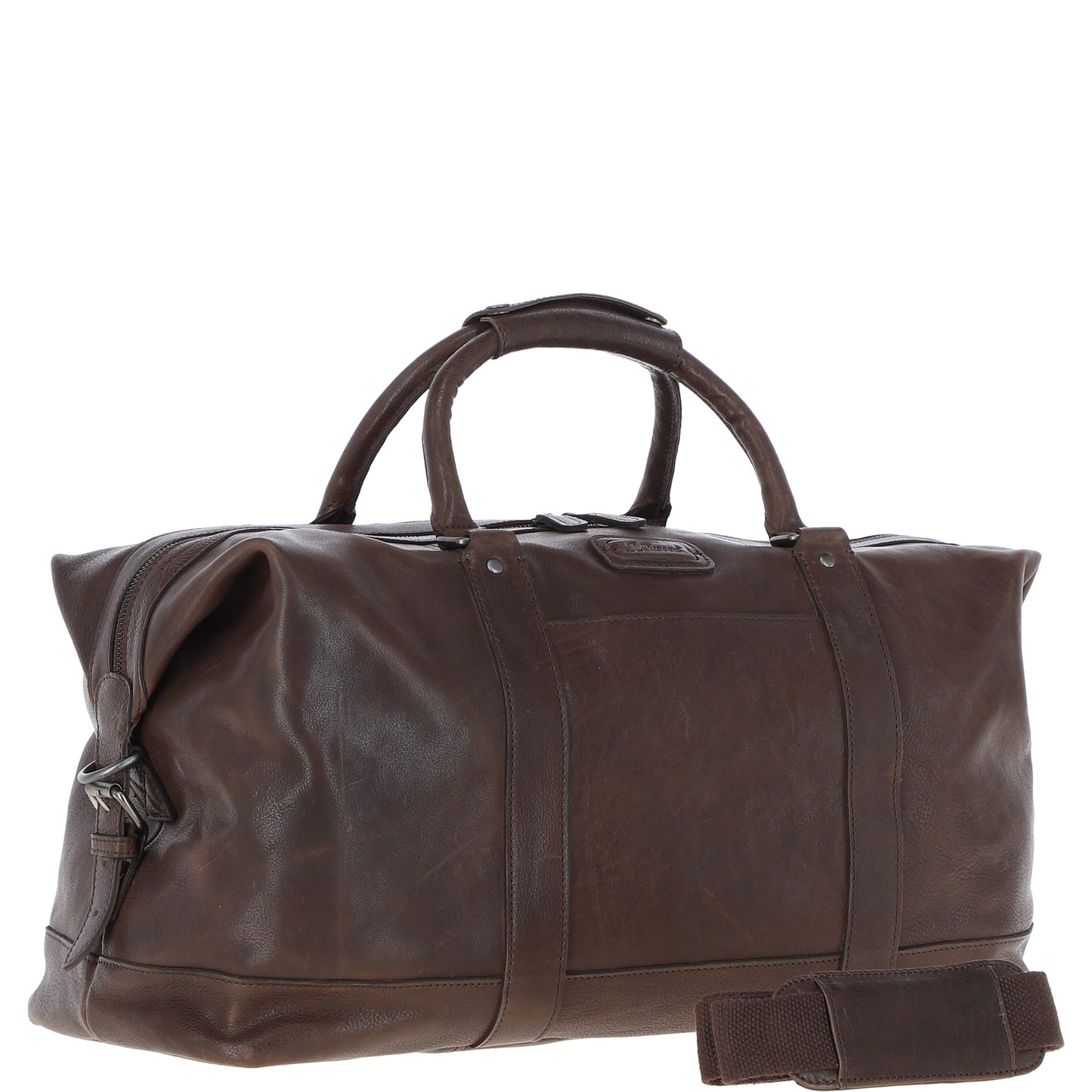 Ashwood Leather Austin Brown Leather Holdall