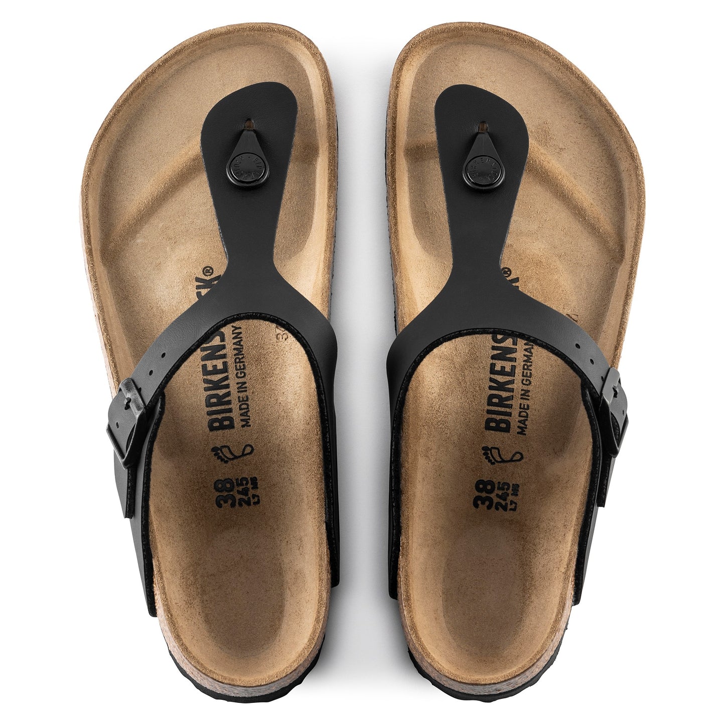 Birkenstock 43691/0043691 Gizeh BF Black Sandals