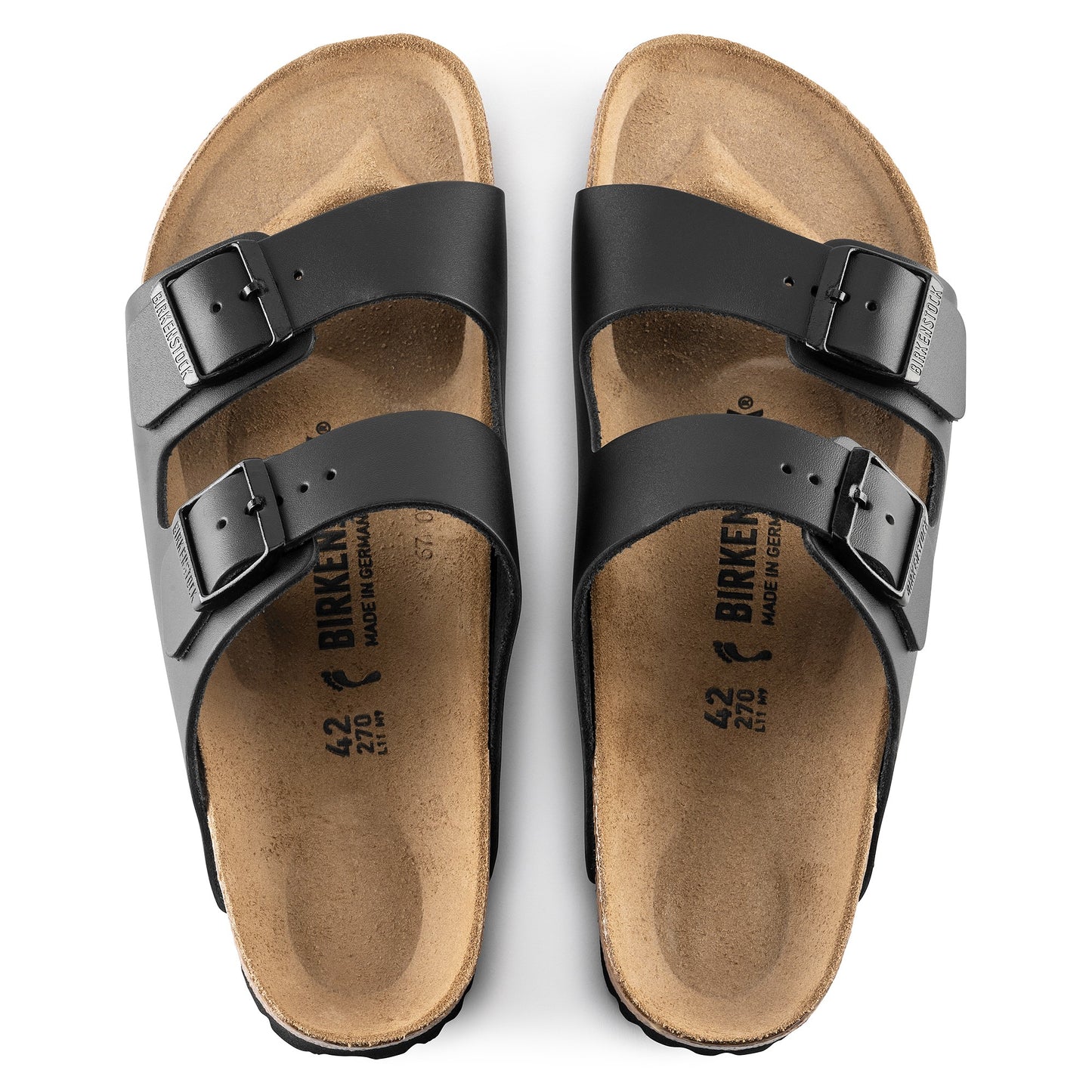 Birkenstock 0051193 Arizona BS Black 2 Strap Sandals