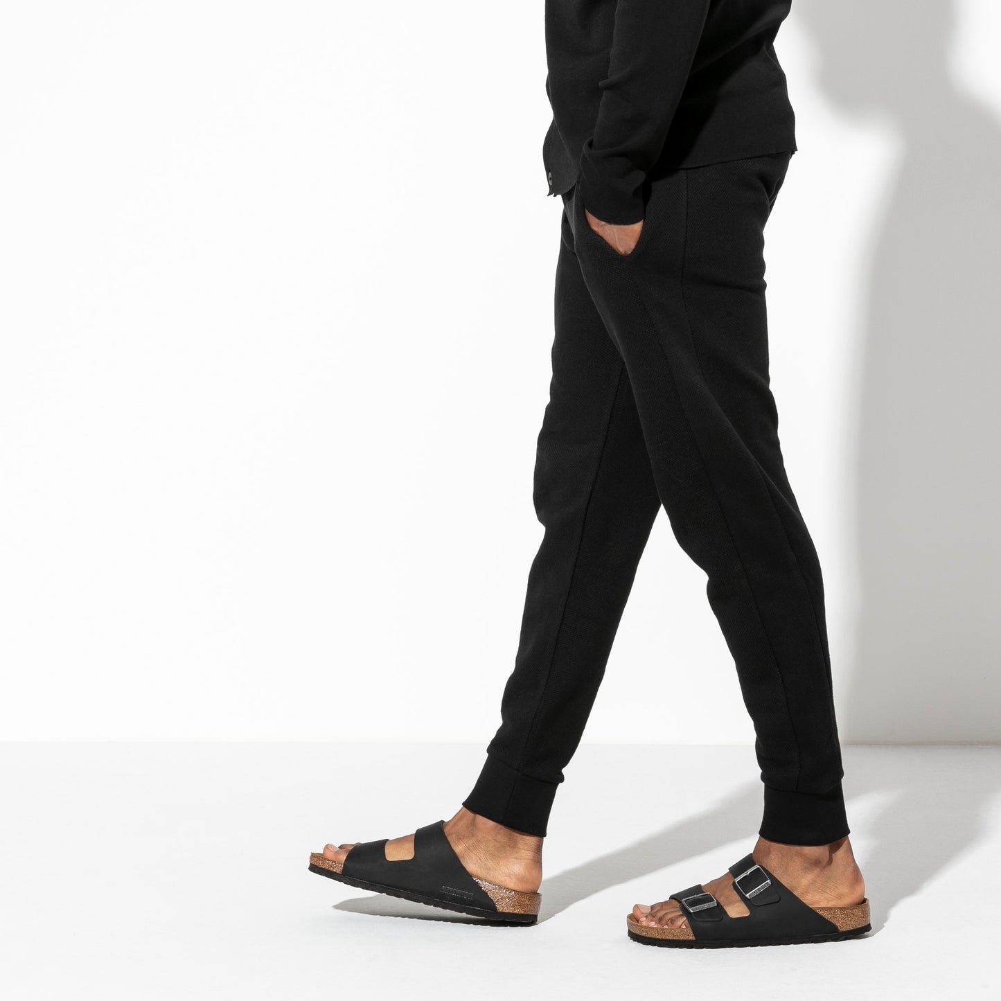 Birkenstock 0552113 Arizona Black Oiled Leather Sandals