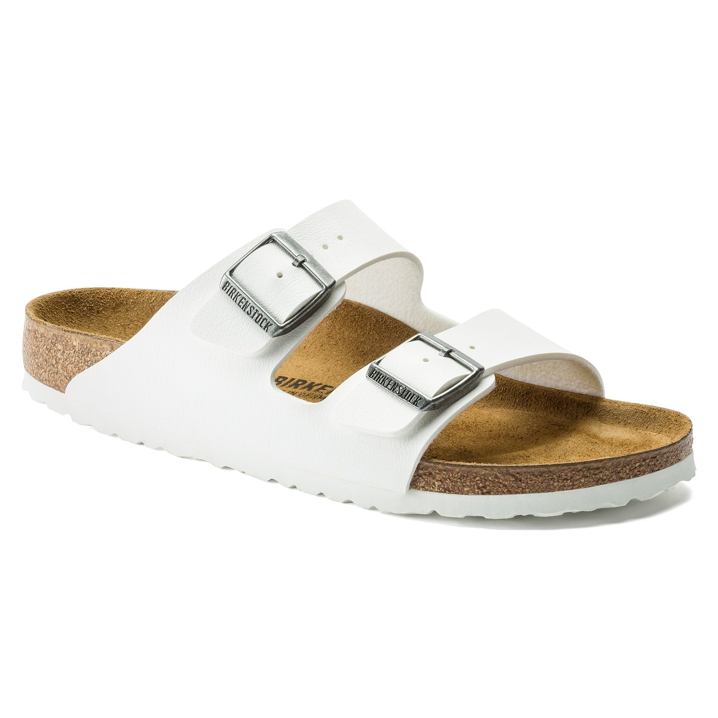 Birkenstock 0552683 Arizona Birko Flor BS White Sandals