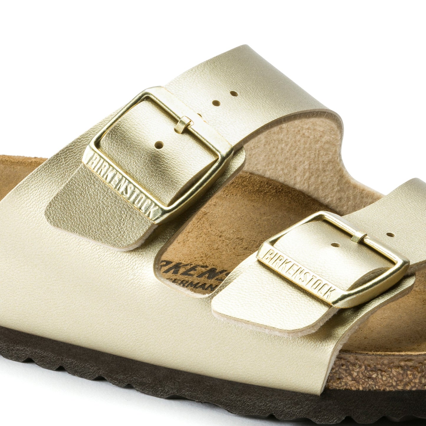 Birkenstock 1016111 Arizona BS Gold 2 Strap Sandals