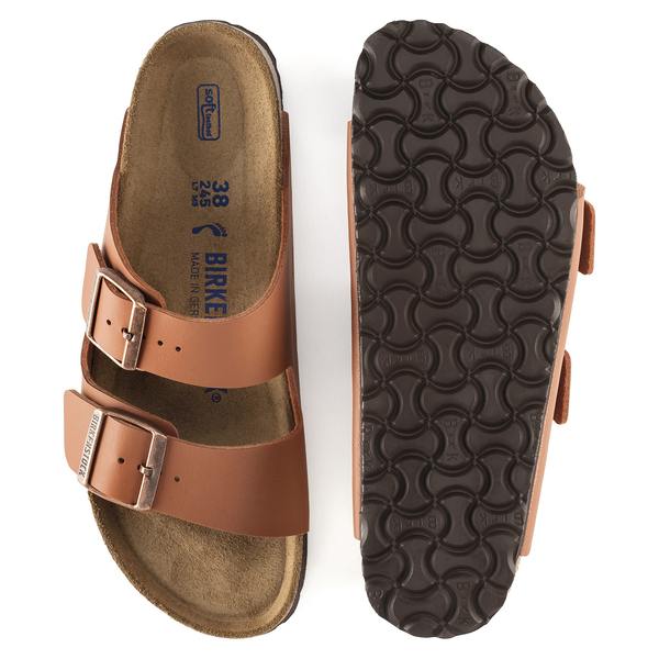 Birkenstock 1019119 Arizona Ginger Brown Double Strap Sandals - Mens