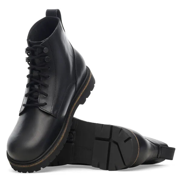 Birkenstock 1028223 Highwood Black Natural Leather Boots