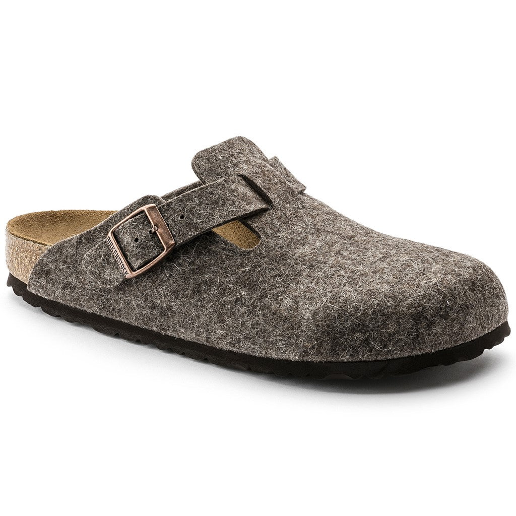 Birkenstock boston store wool felt grey