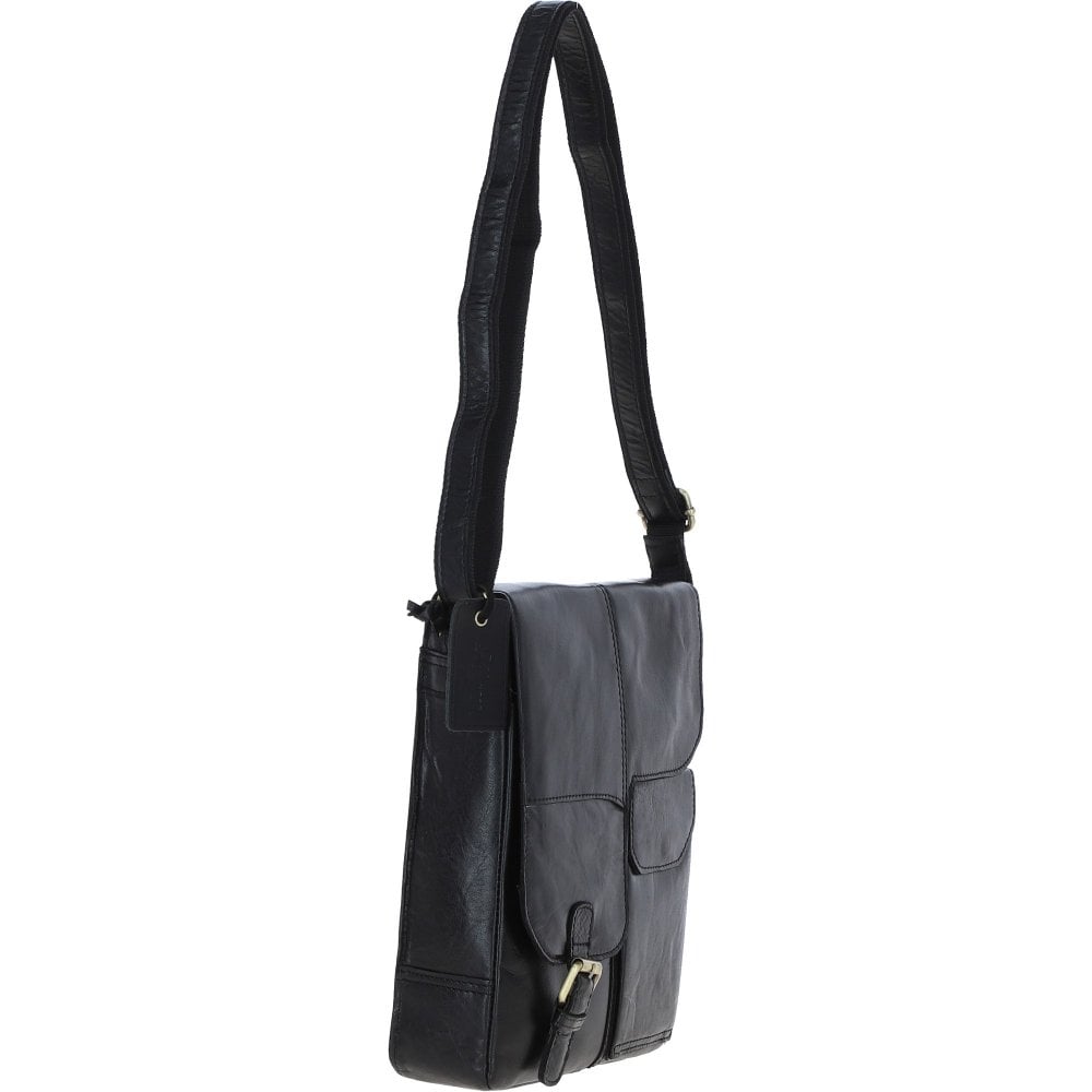 Ashwood Leather G-19 Black Leather Bag