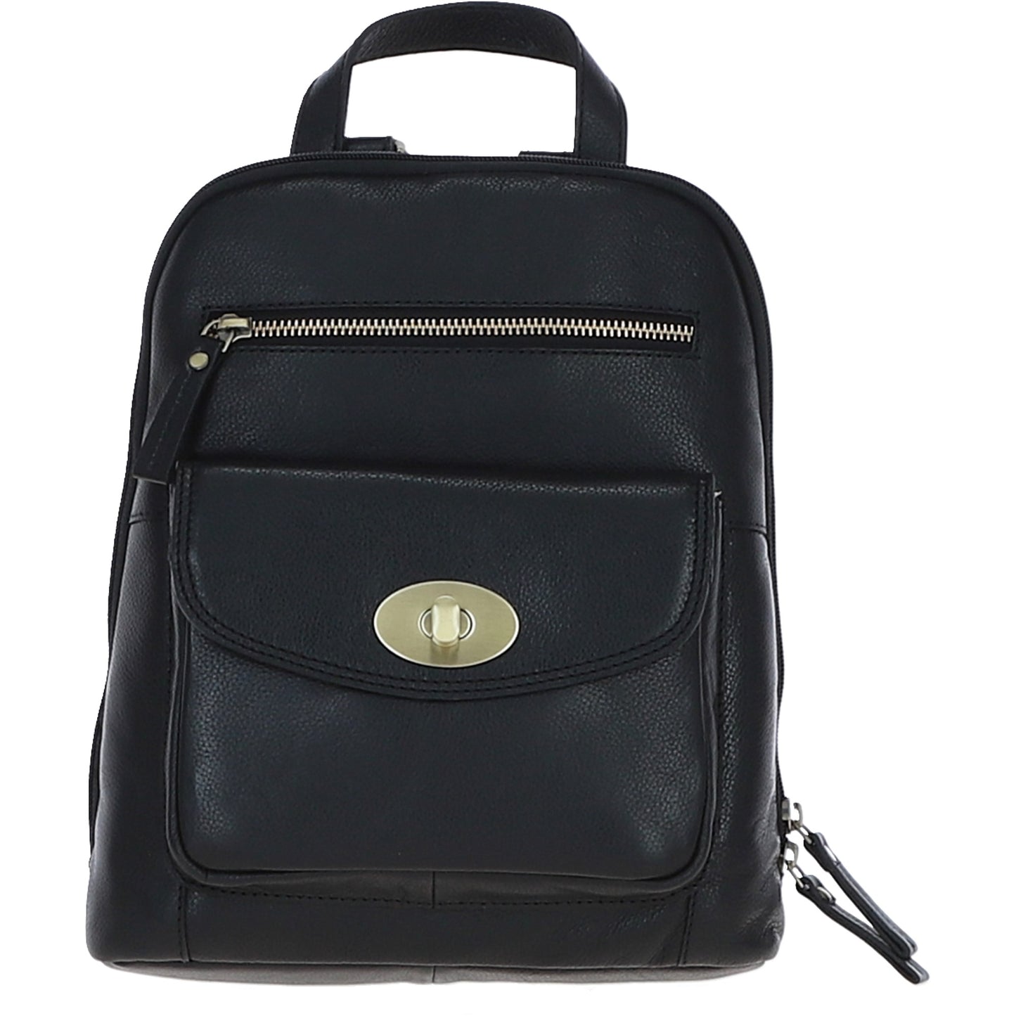Ashwood Leather M-85 Black Backpack