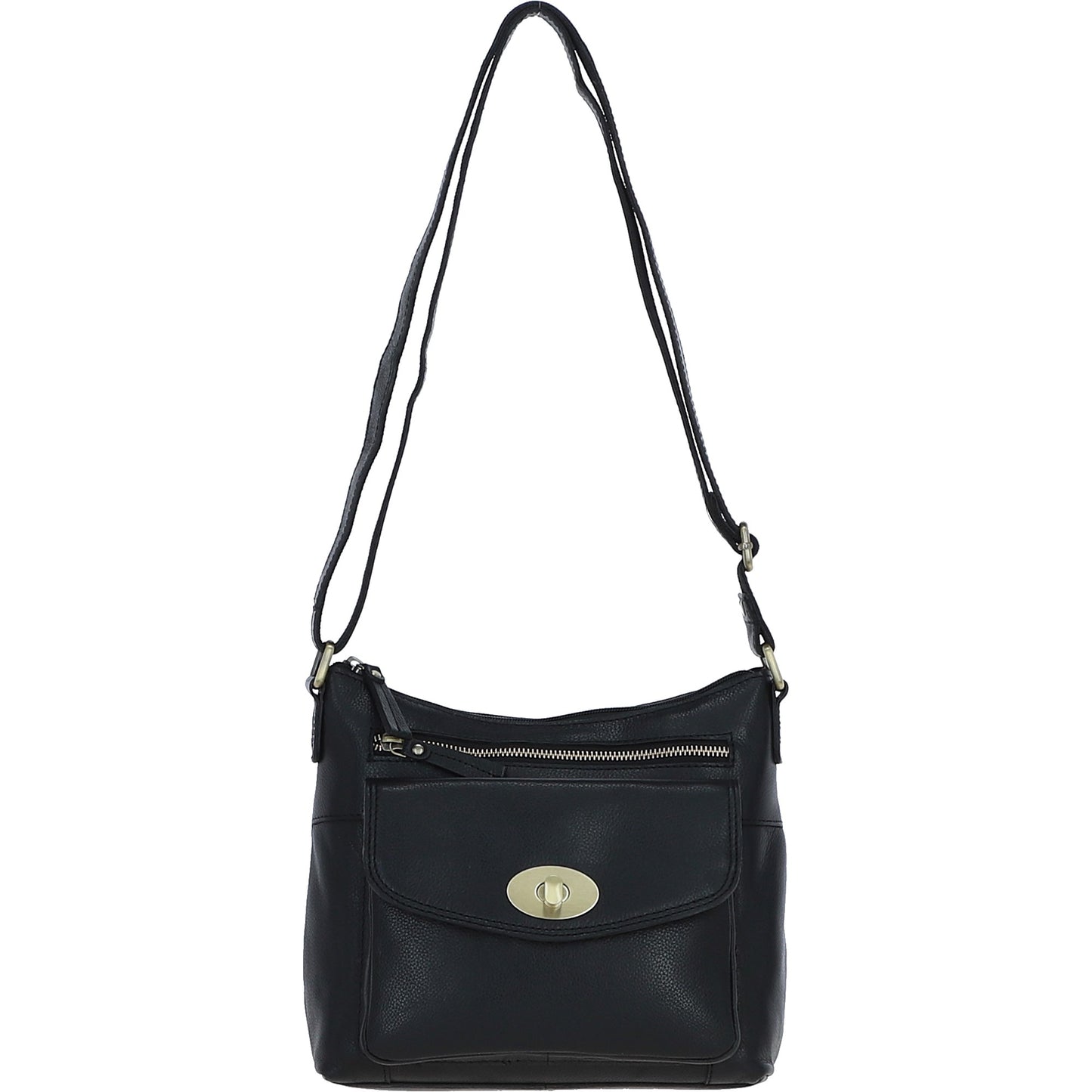 Ashwood Leather M-86 Black Leather Bag