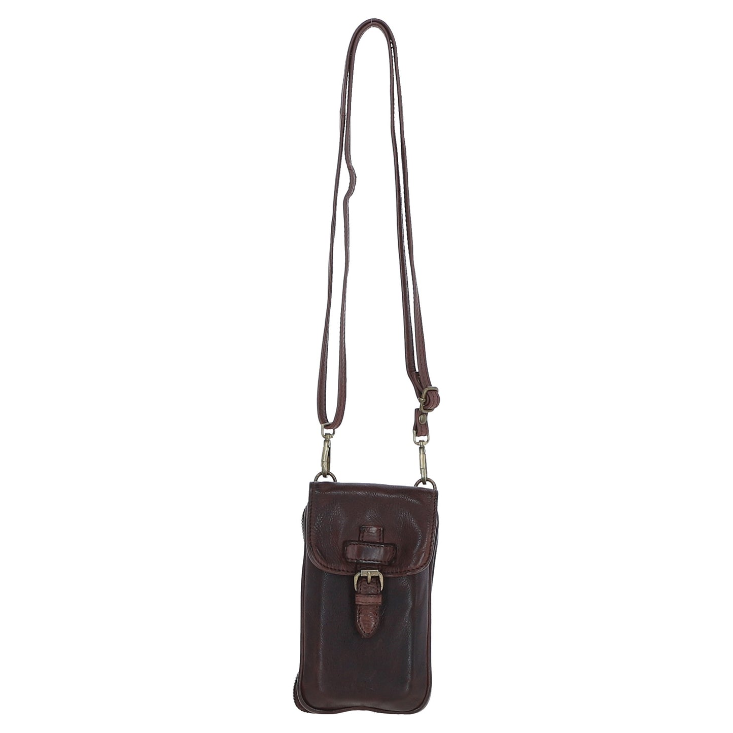 Ashwood Leather D-99 Brandy Phone Bag