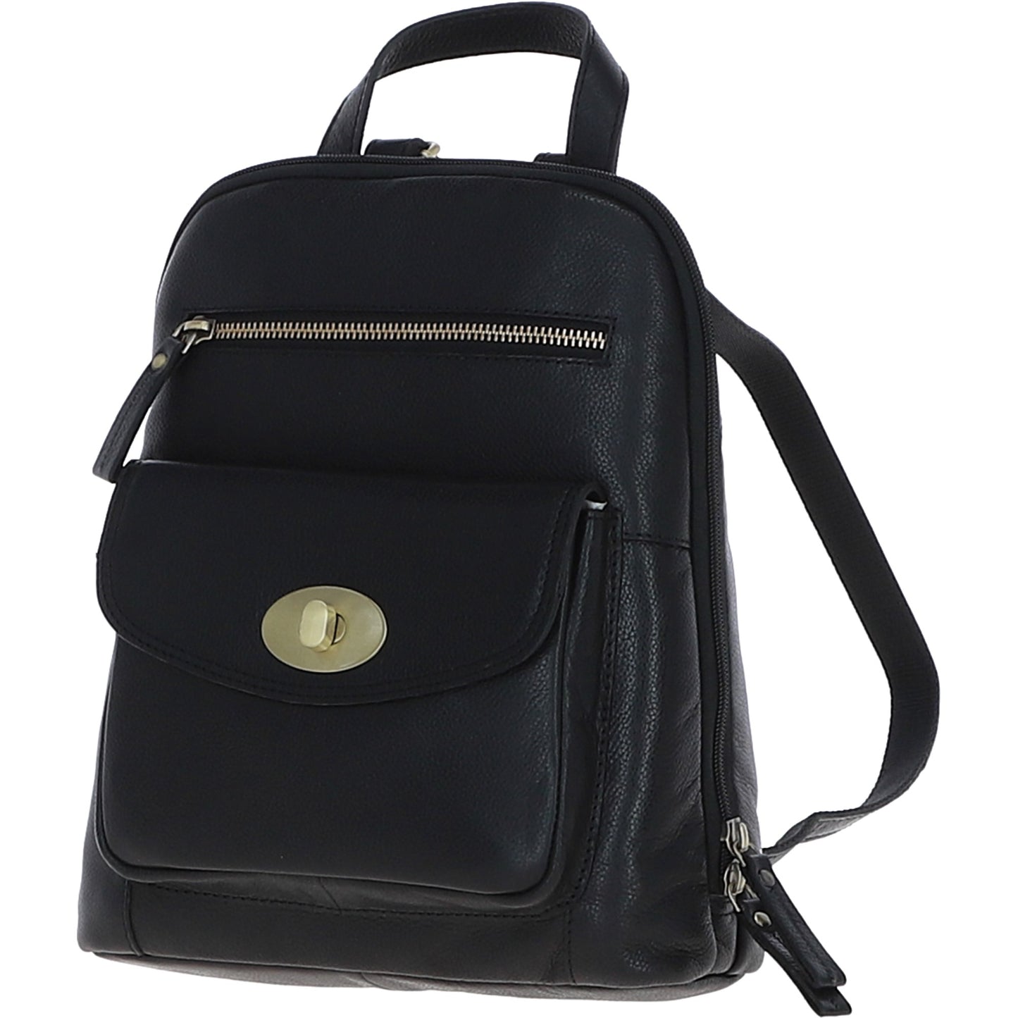 Ashwood Leather M-85 Black Backpack