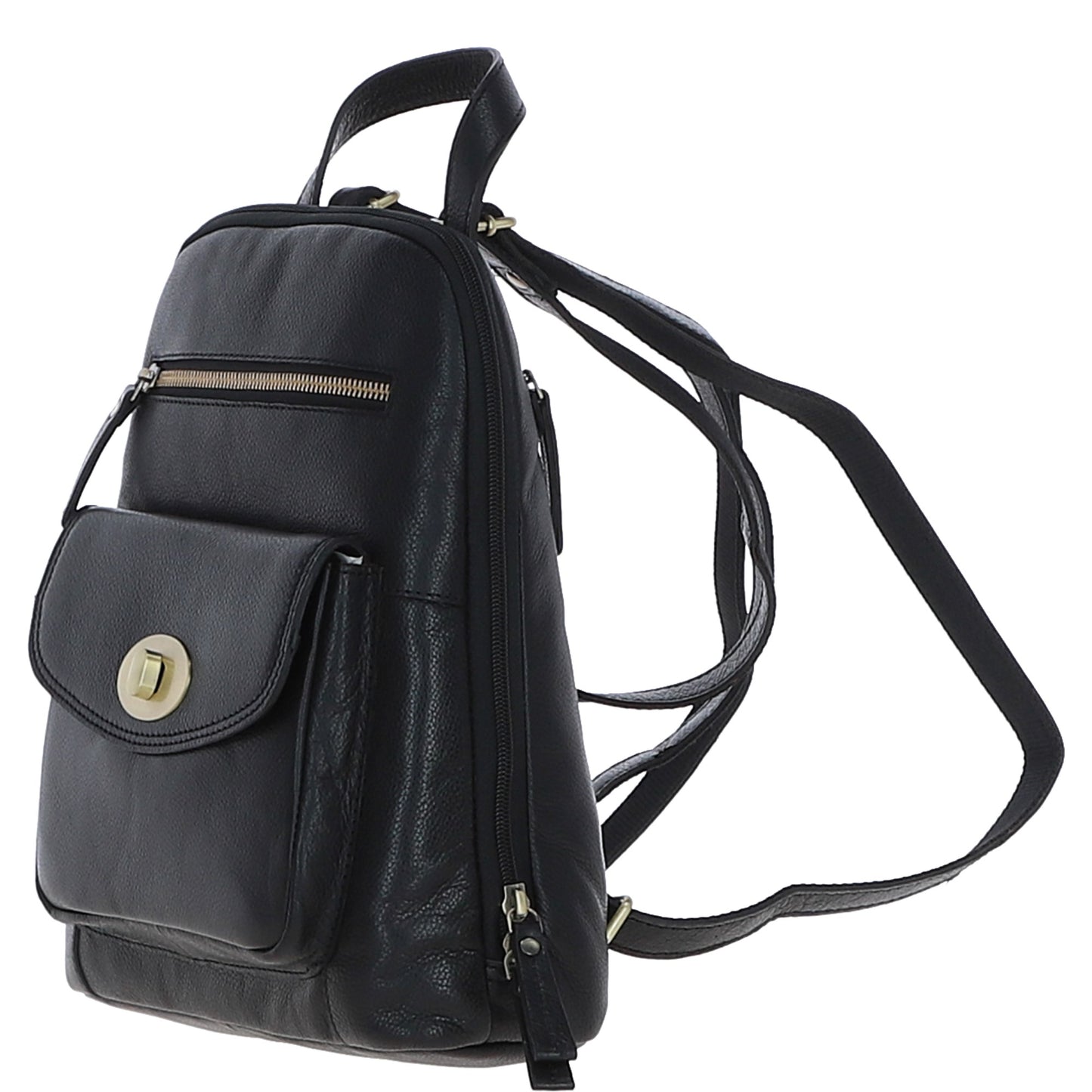 Ashwood Leather M-85 Black Backpack