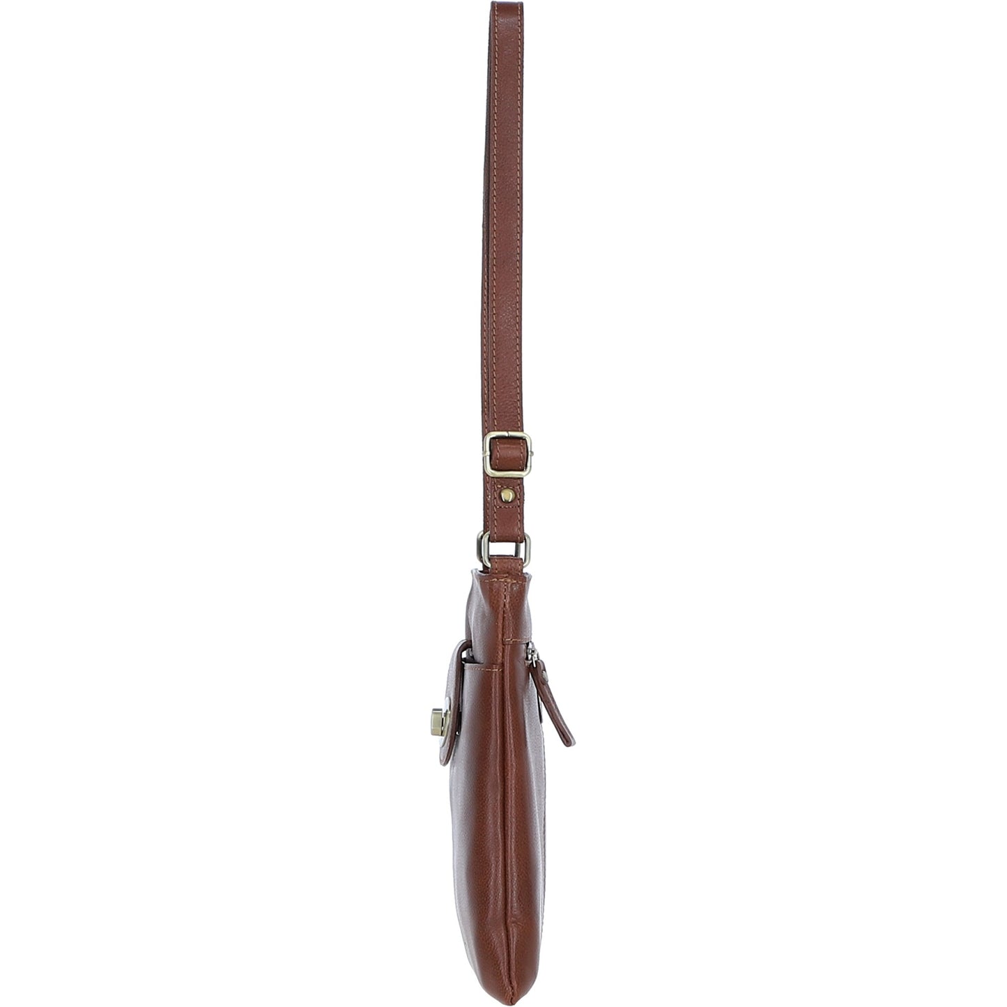 Ashwood Leather M-87 Tan Crossbody Bag