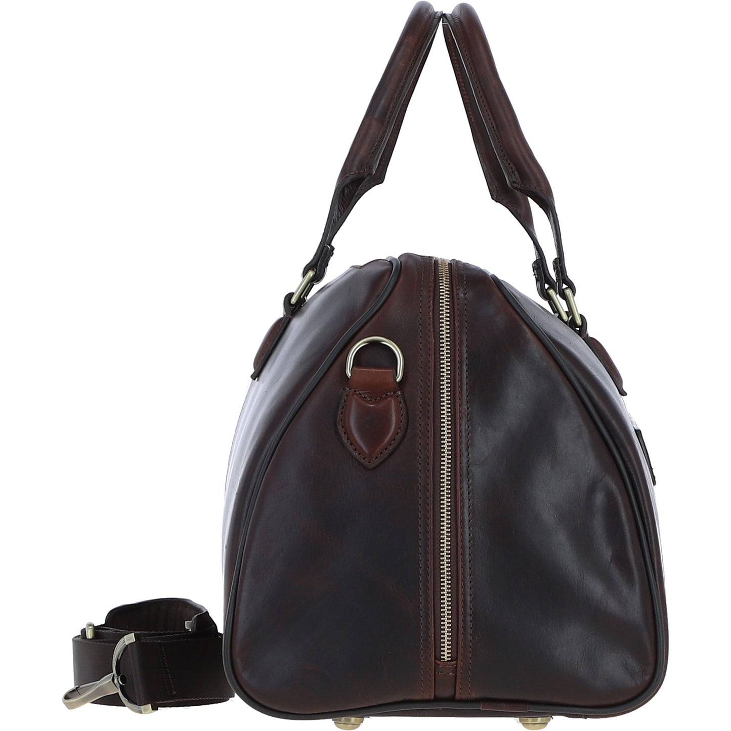 Ashwood Leather PL-47 Brown Leather Weekender Bag
