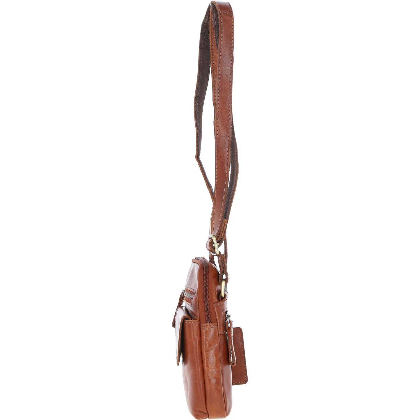 Ashwood Leather G-11 Honey Tan Crossbody Bag