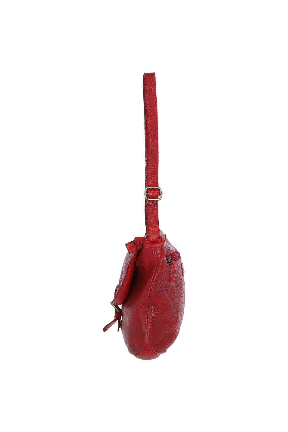Ashwood Leather D-91 Red Leather Handbag