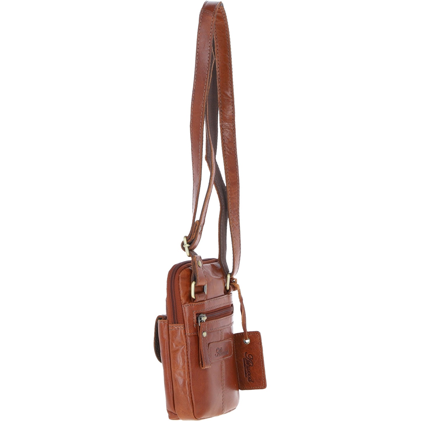 Ashwood Leather G-11 Honey Tan Crossbody Bag