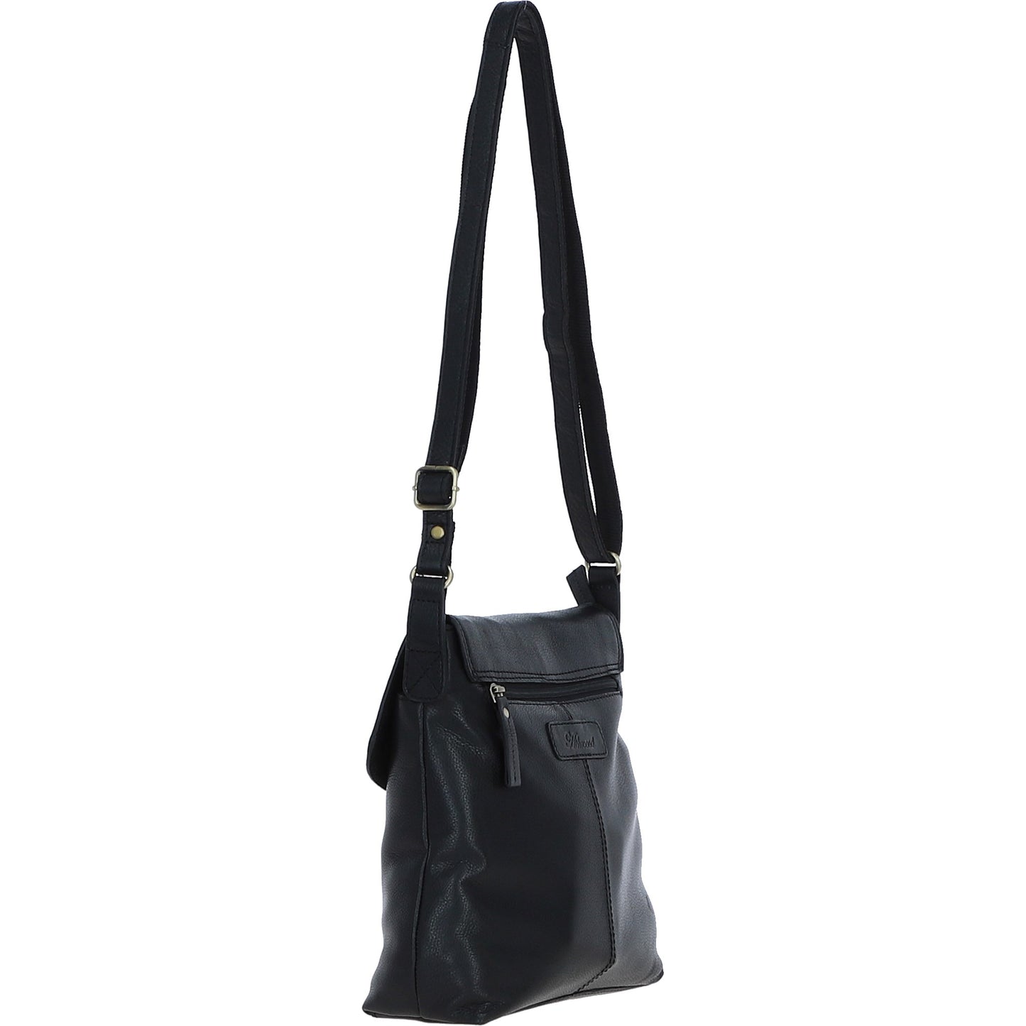 Ashwood Leather M-84 Black Leather Bag