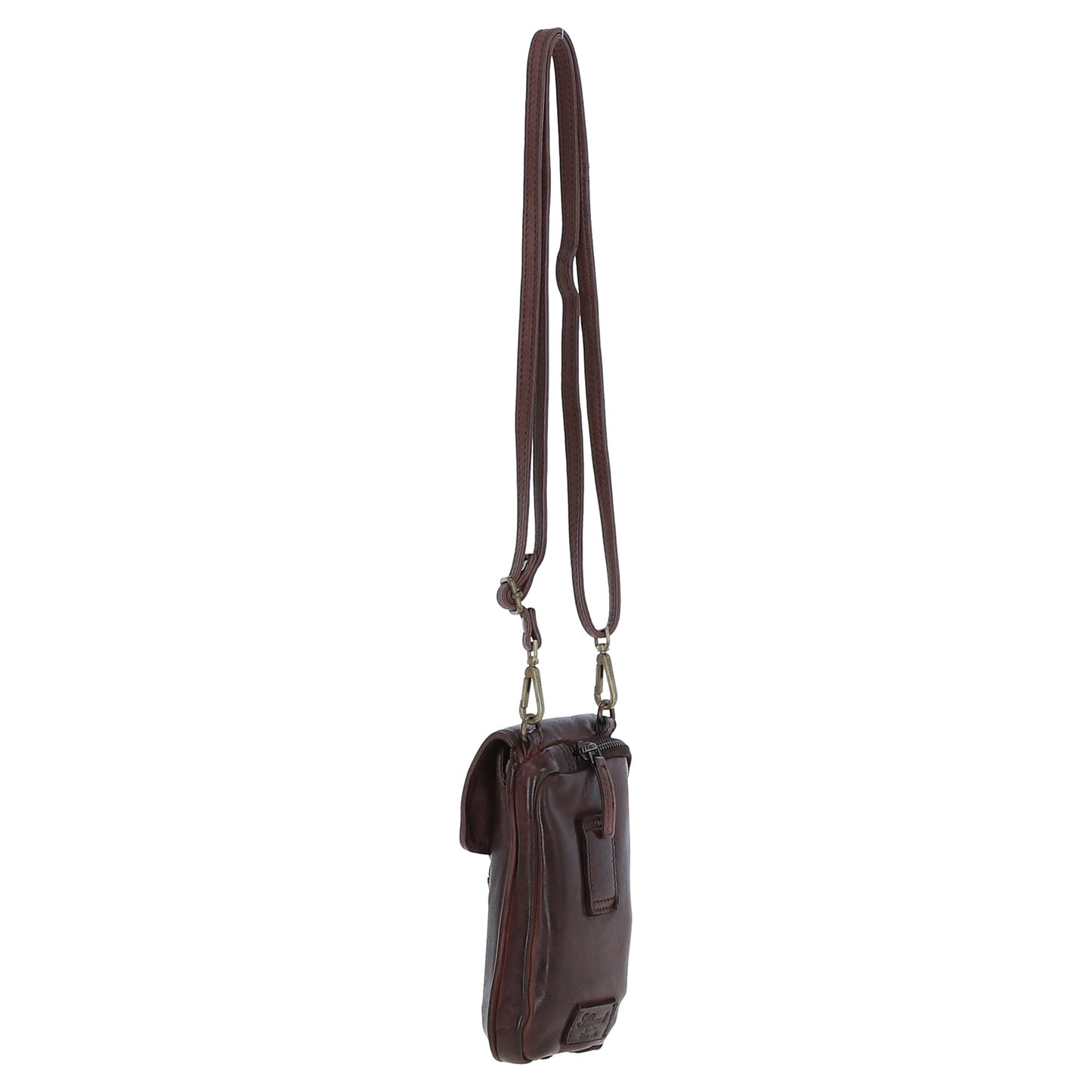 Ashwood Leather D-99 Brandy Phone Bag
