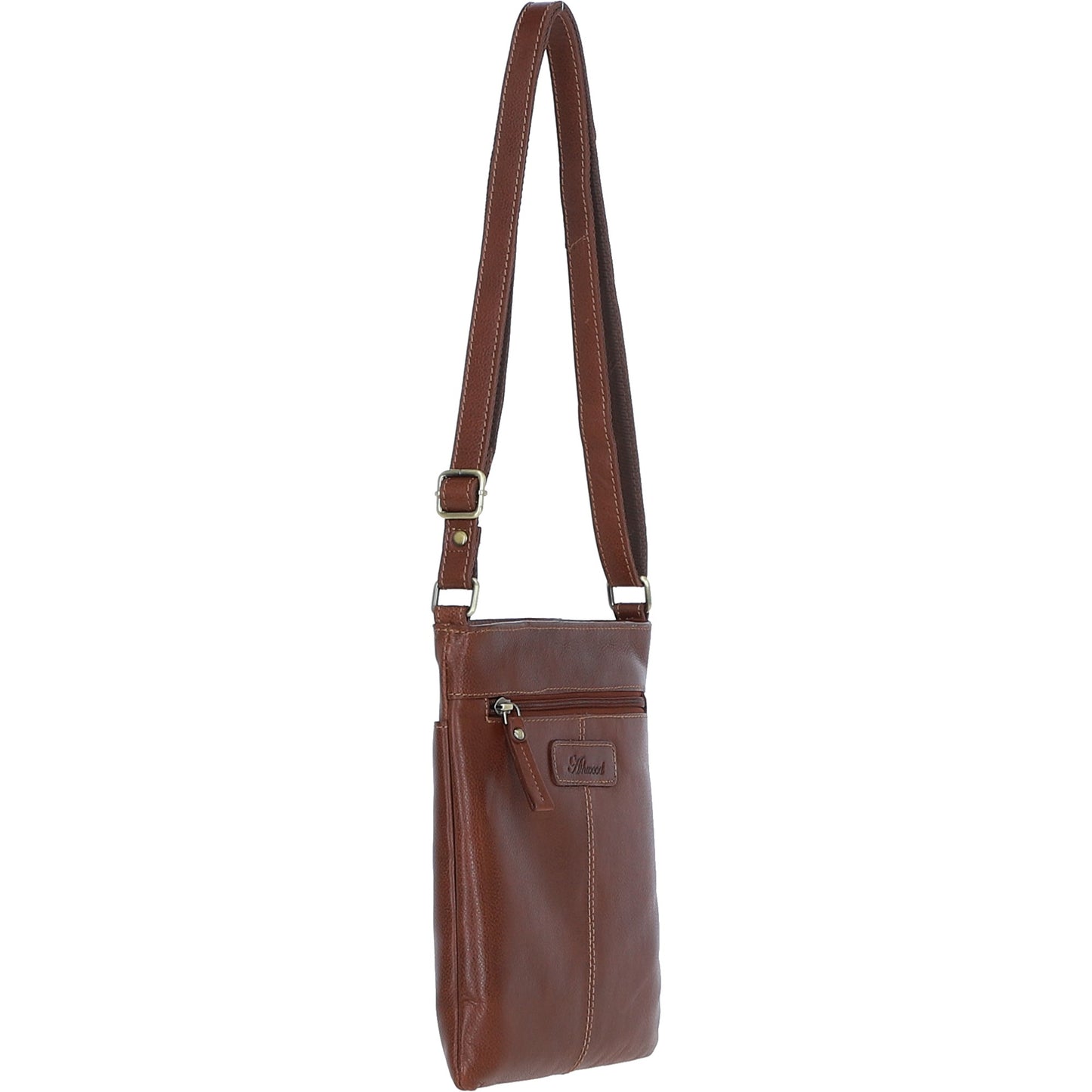 Ashwood Leather M-87 Tan Crossbody Bag