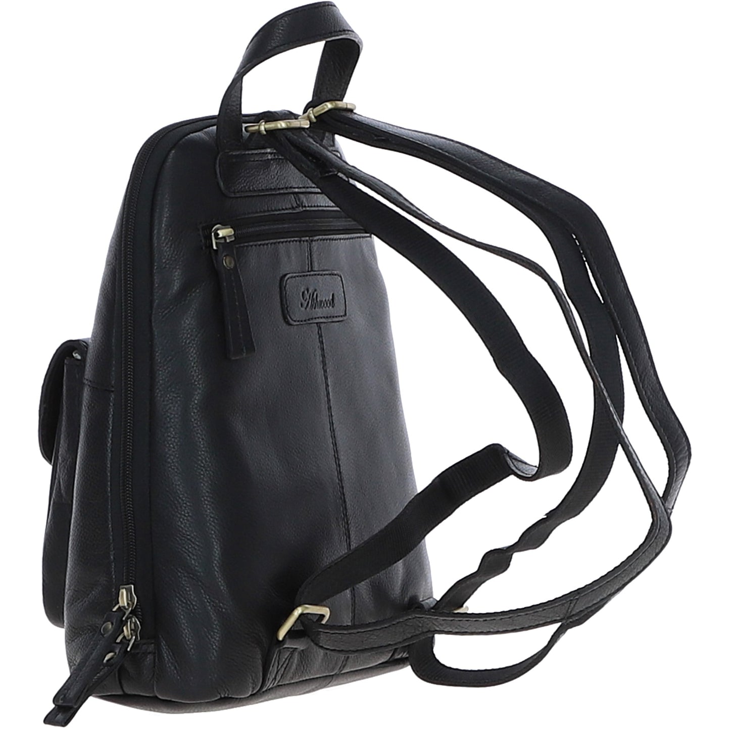 Ashwood Leather M-85 Black Backpack