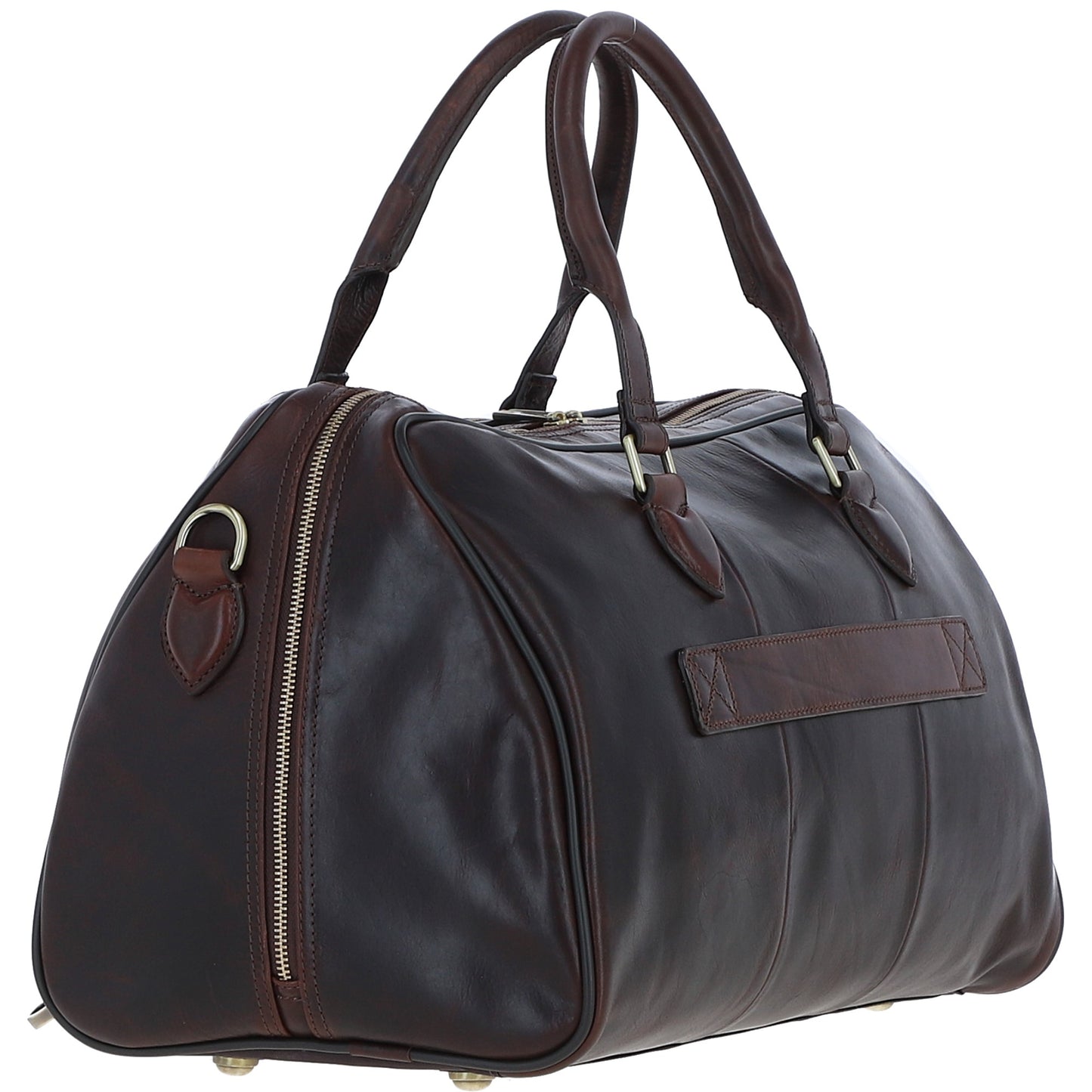 Ashwood Leather PL-47 Brown Leather Weekender Bag