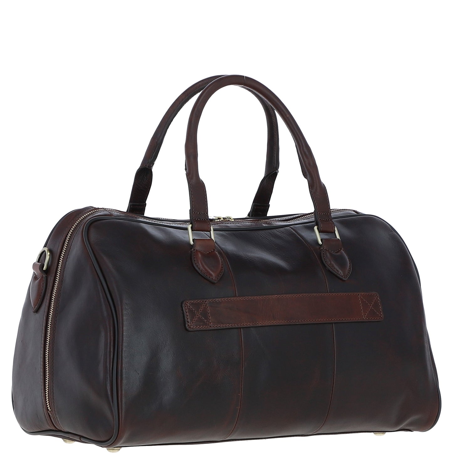 Ashwood Leather PL-47 Brown Leather Weekender Bag
