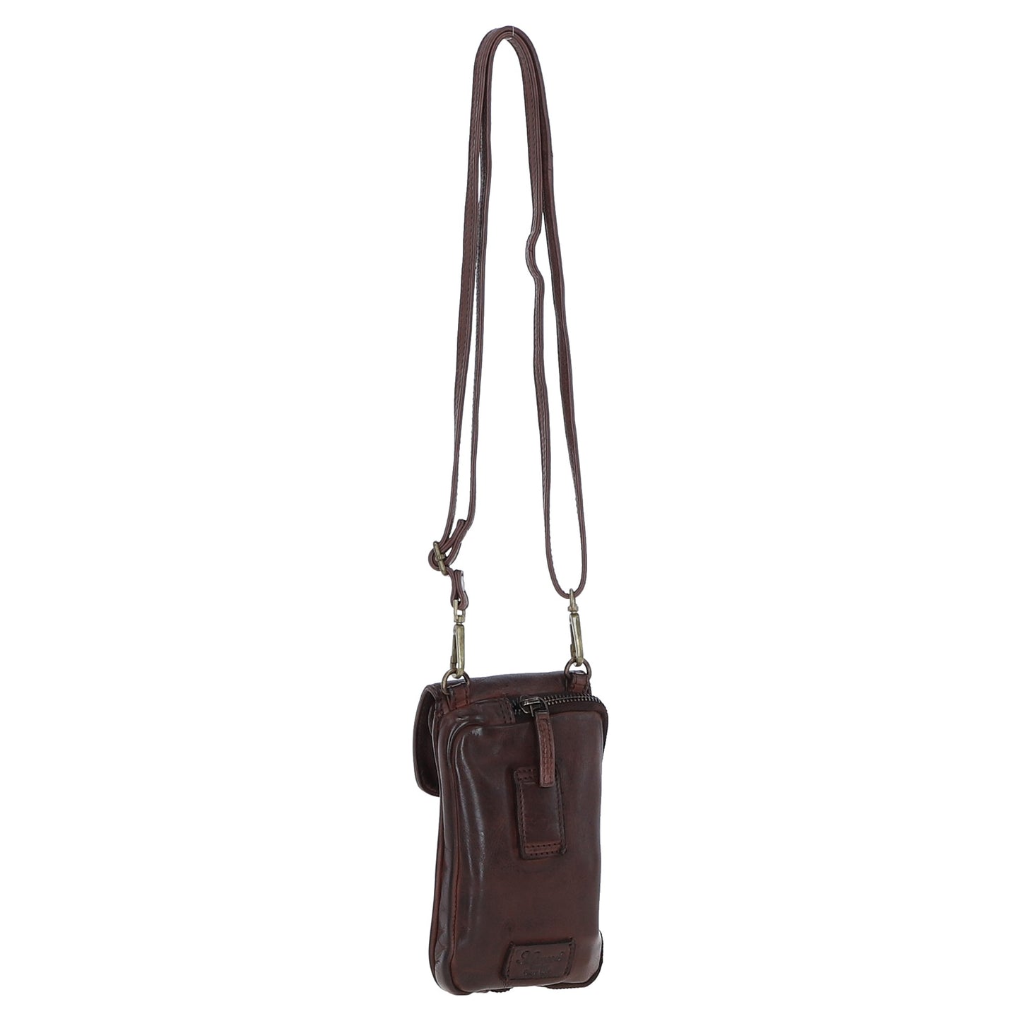 Ashwood Leather D-99 Brandy Phone Bag