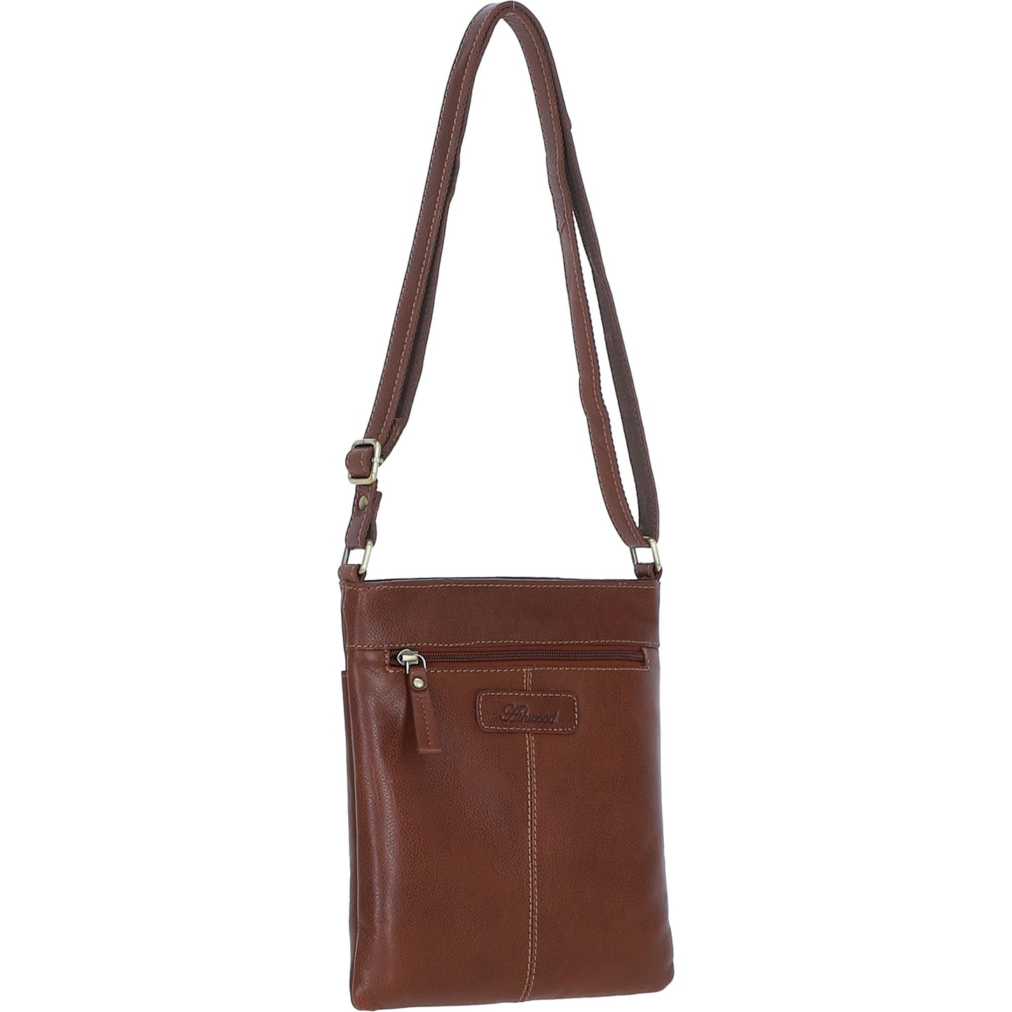 Ashwood Leather M-87 Tan Crossbody Bag