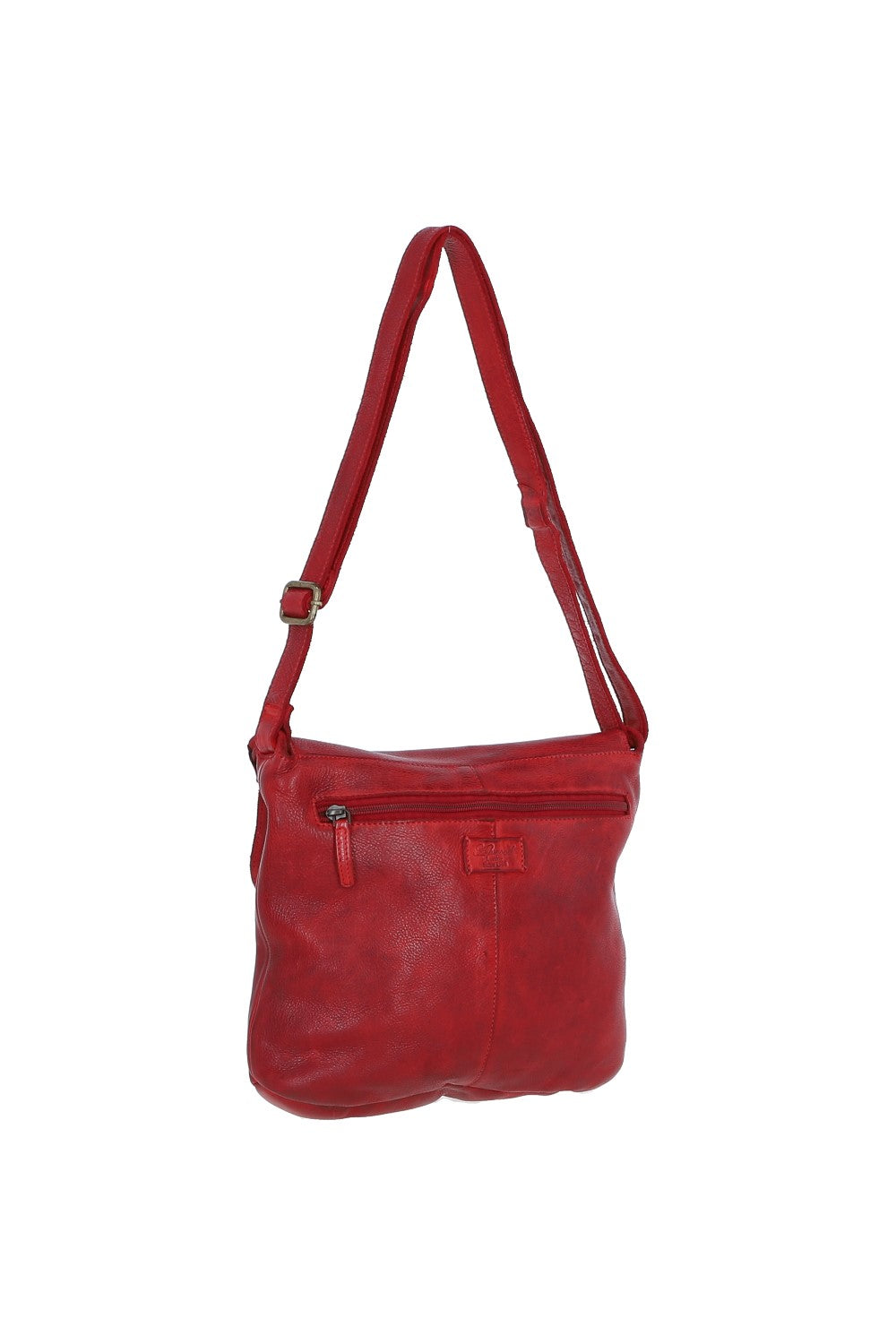 Ashwood Leather D-91 Red Leather Handbag