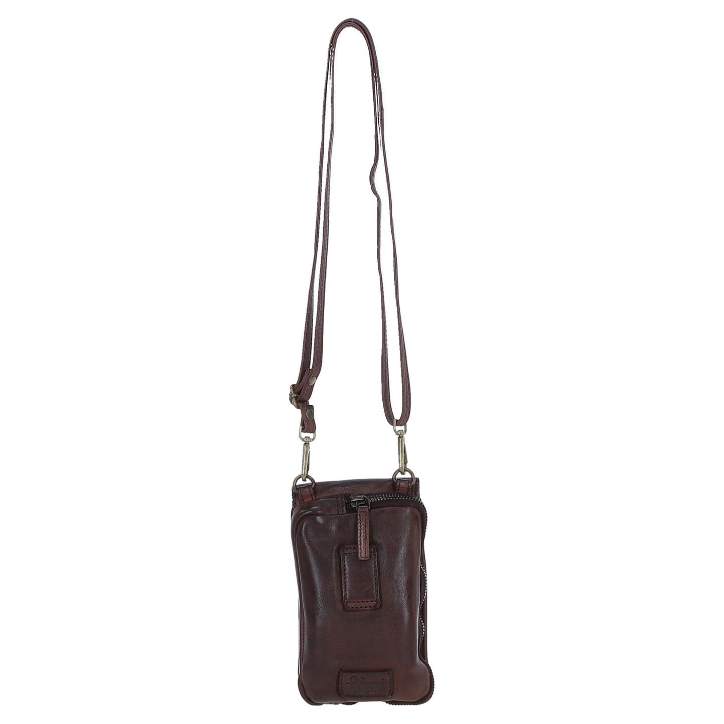 Ashwood Leather D-99 Brandy Phone Bag