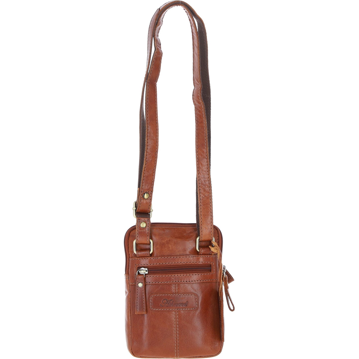 Ashwood Leather G-11 Honey Tan Crossbody Bag