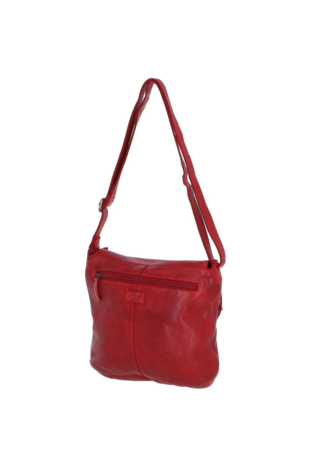 Ashwood Leather D-91 Red Leather Handbag