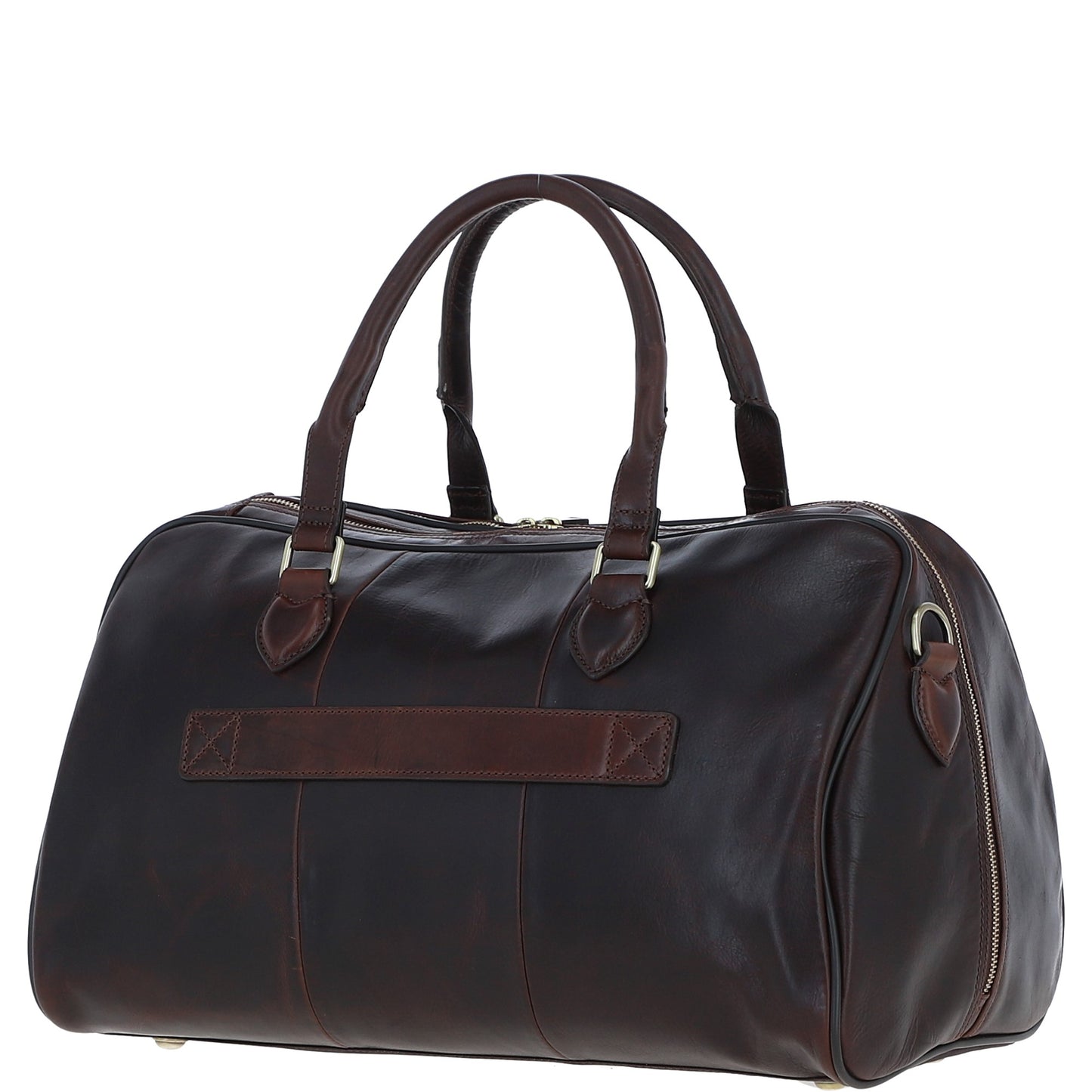 Ashwood Leather PL-47 Brown Leather Weekender Bag