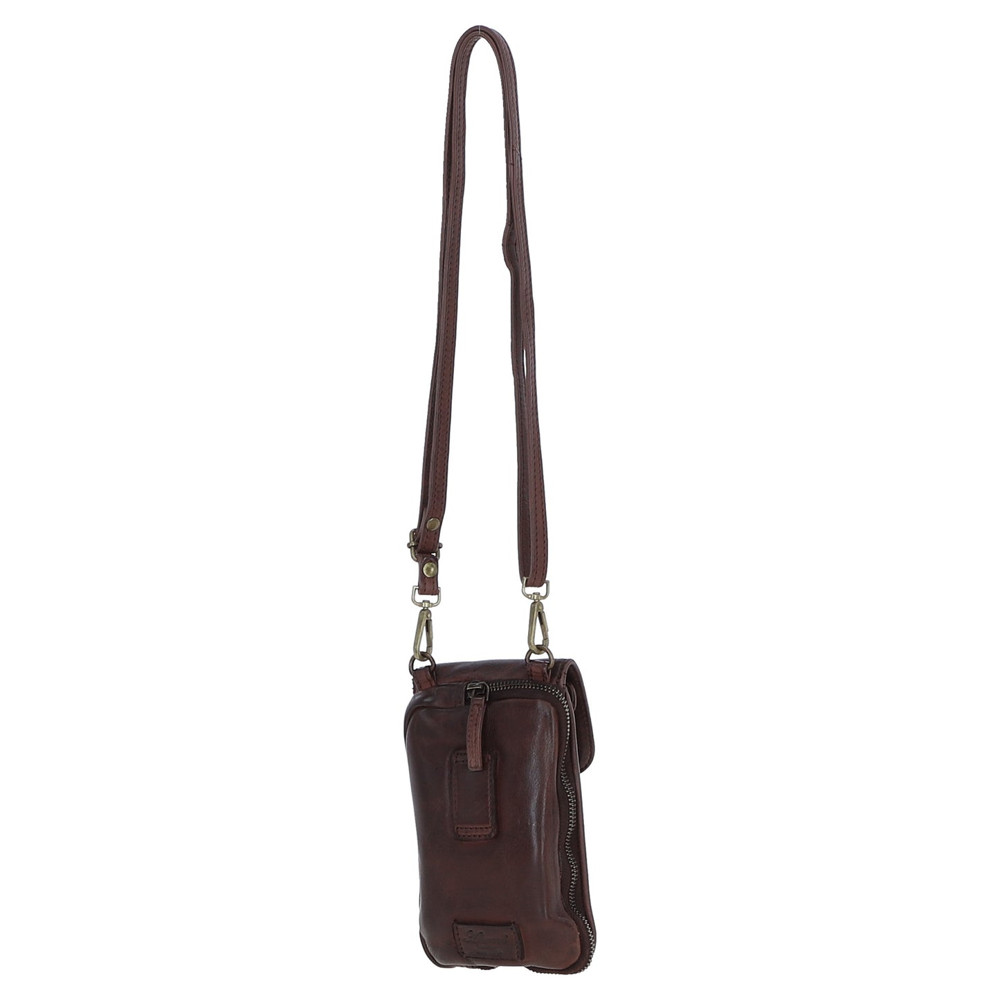 Ashwood Leather D-99 Brandy Phone Bag