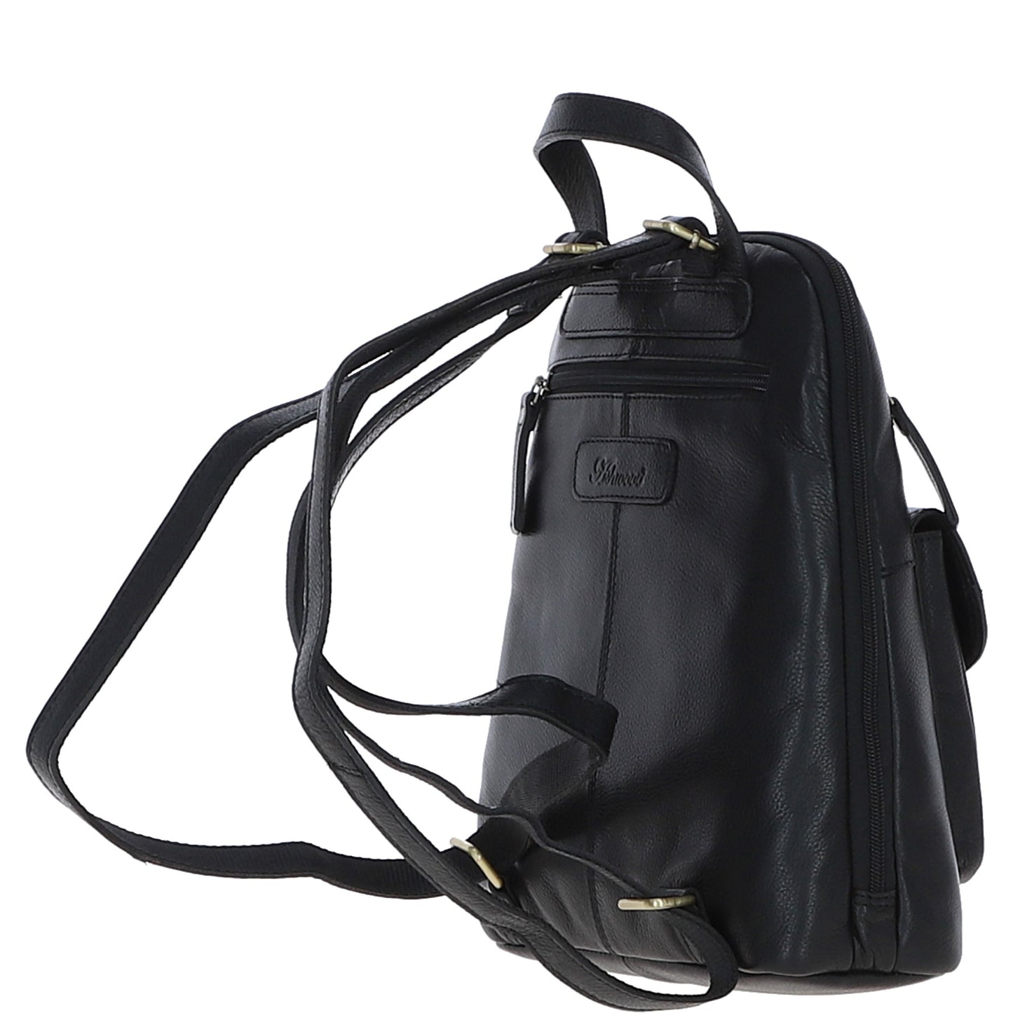 Ashwood Leather M-85 Black Backpack