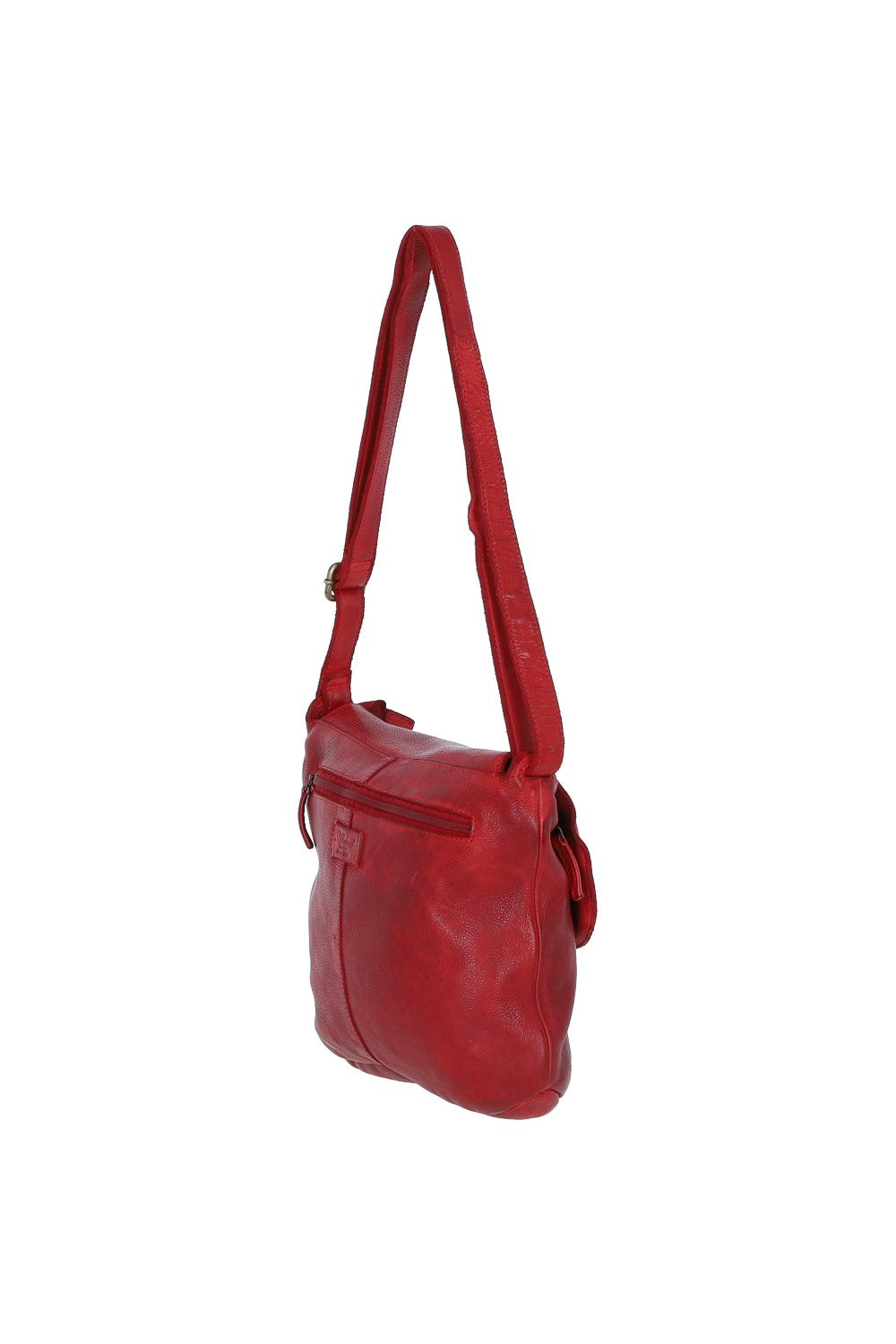 Ashwood Leather D-91 Red Leather Handbag