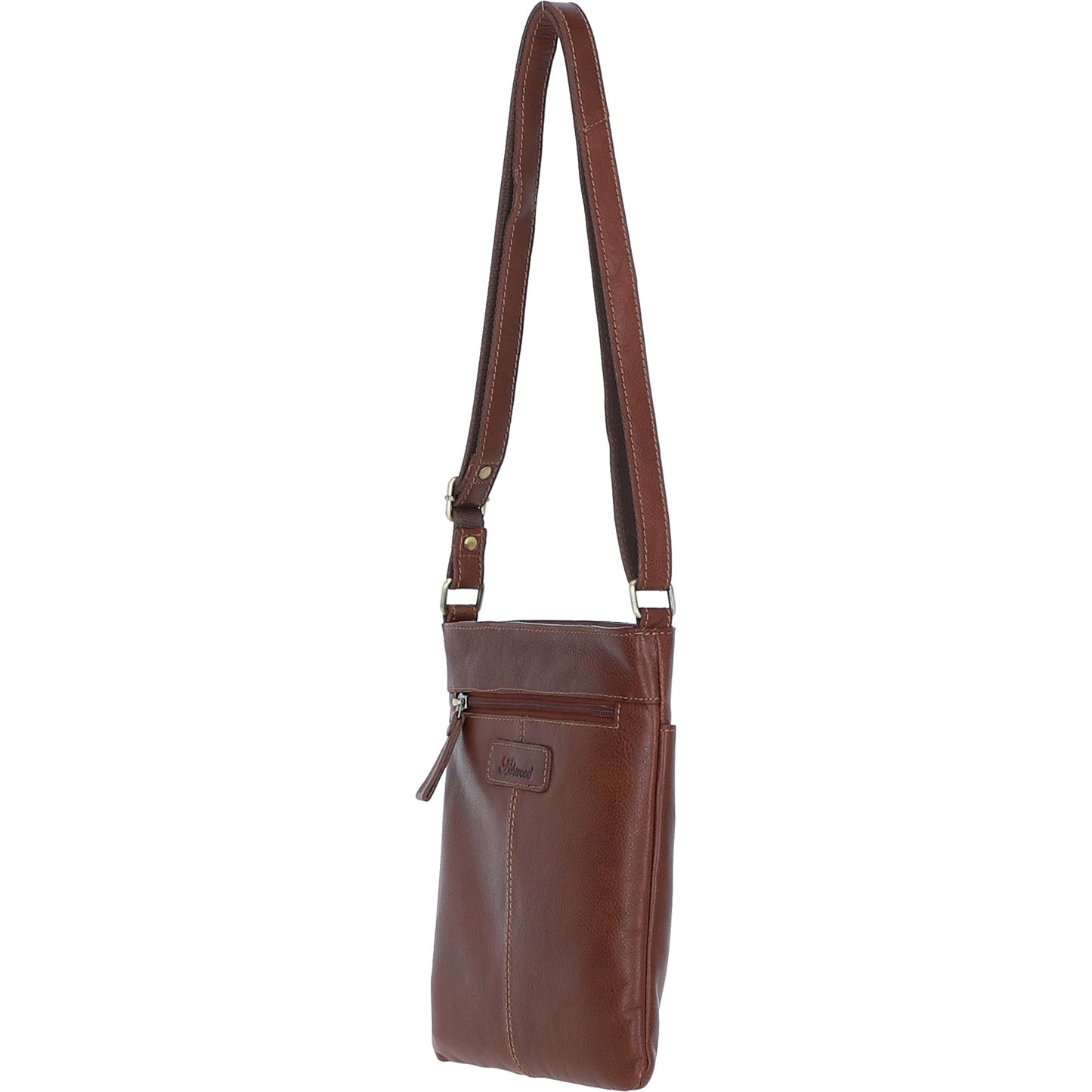 Ashwood Leather M-87 Tan Crossbody Bag