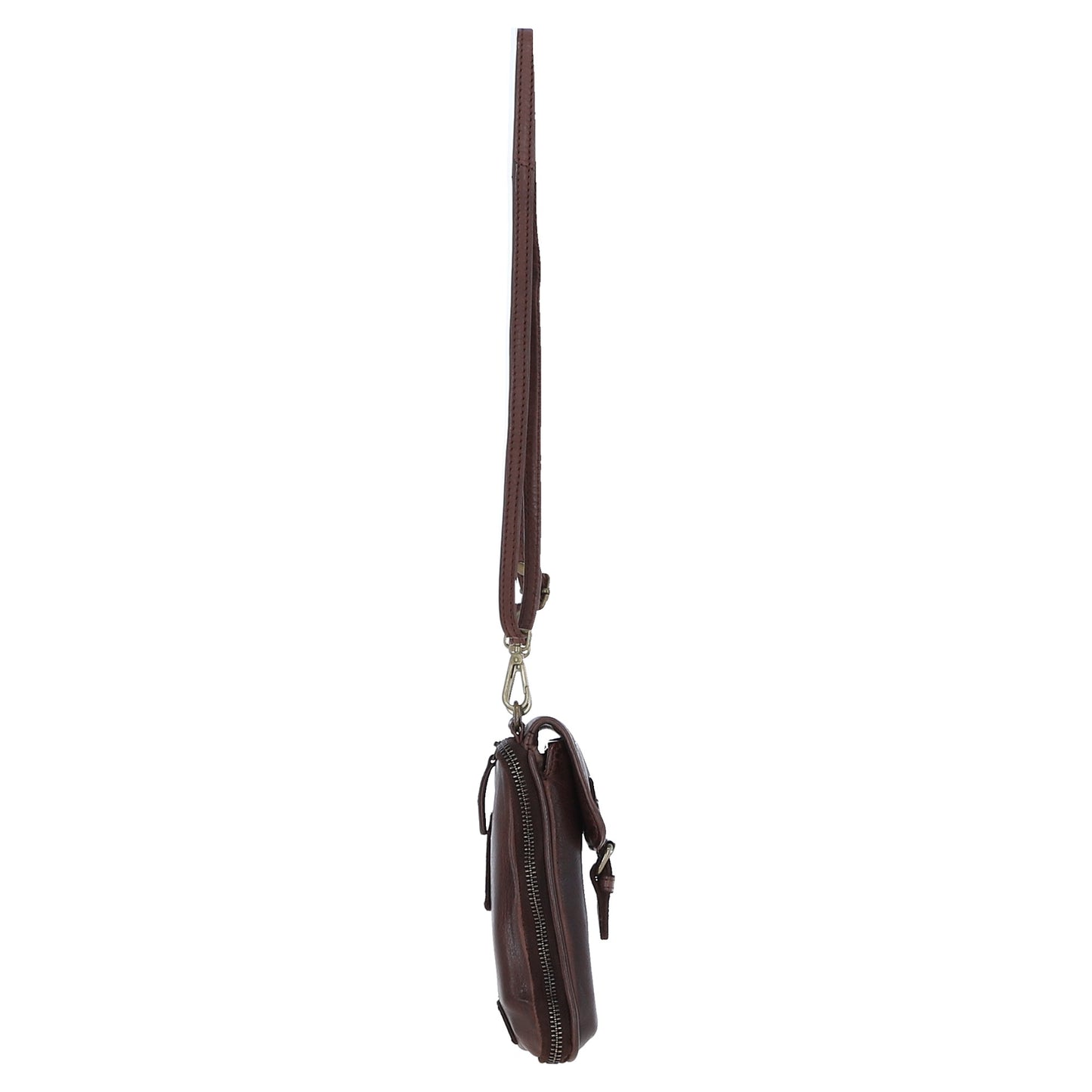 Ashwood Leather D-99 Brandy Phone Bag
