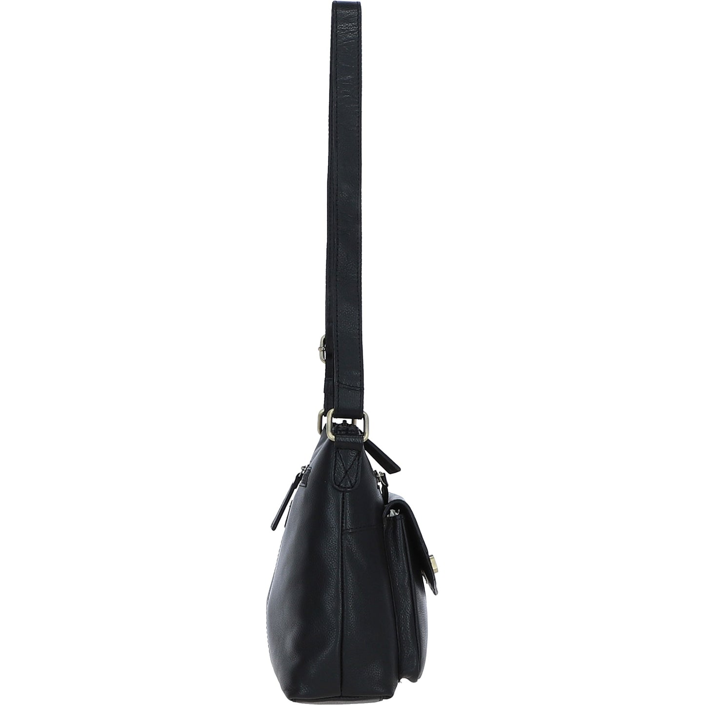Ashwood Leather M-86 Black Leather Bag