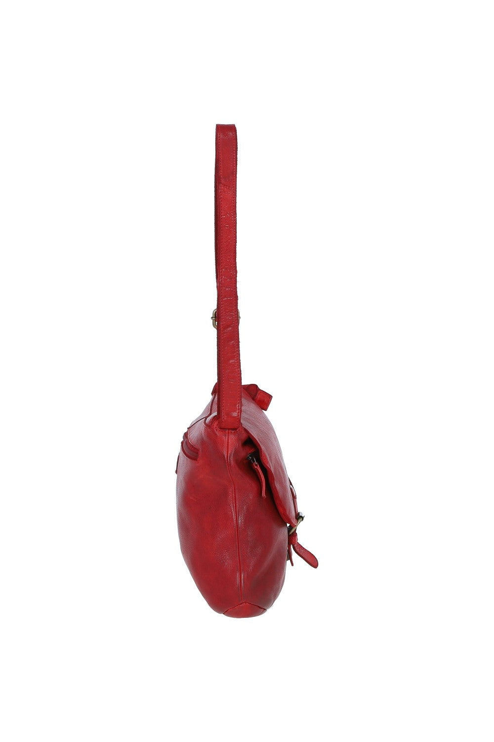 Ashwood Leather D-91 Red Leather Handbag