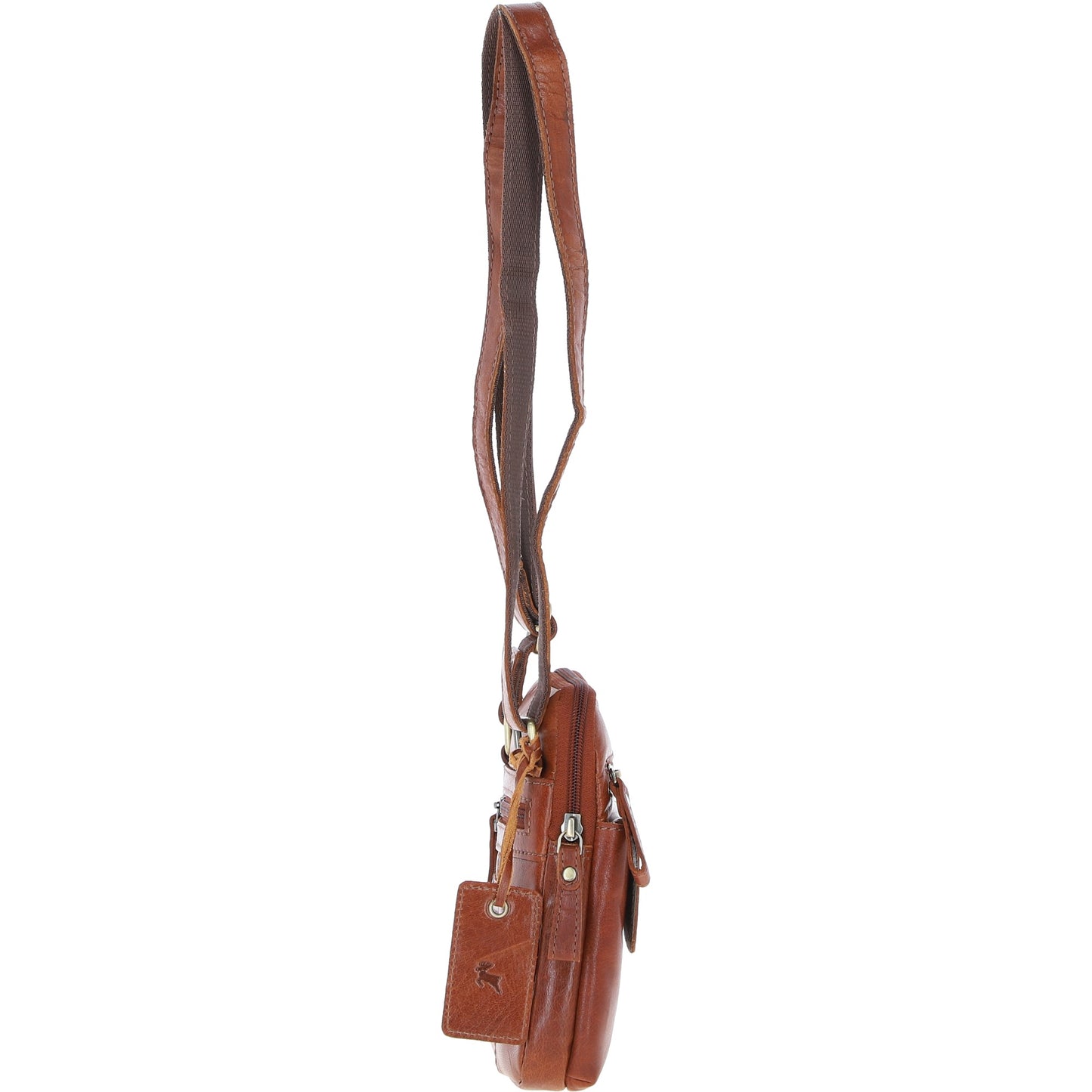 Ashwood Leather G-11 Honey Tan Crossbody Bag