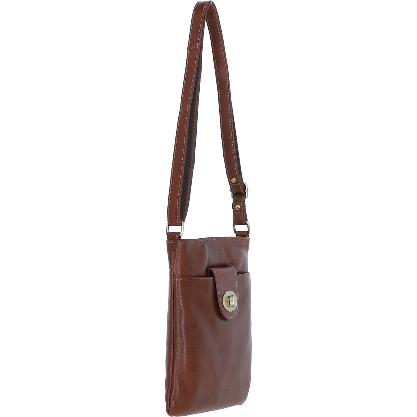 Ashwood Leather M-87 Tan Crossbody Bag