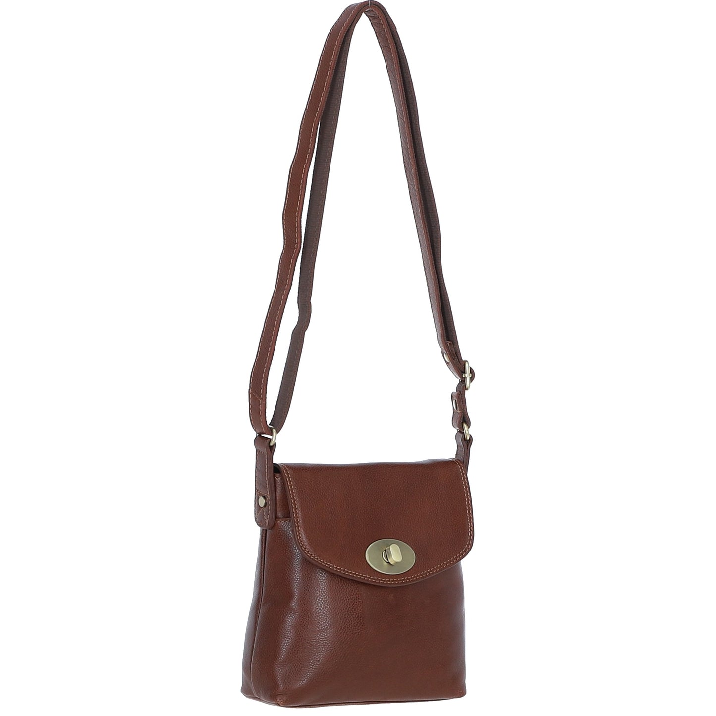 Ashwood Leather M-83 Tan Crossbody Bag