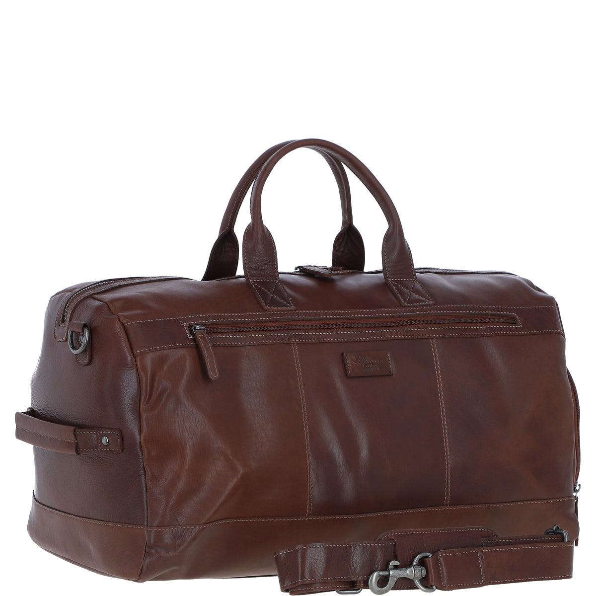 Ashwood Leather S-65 Brown Leather Holdall