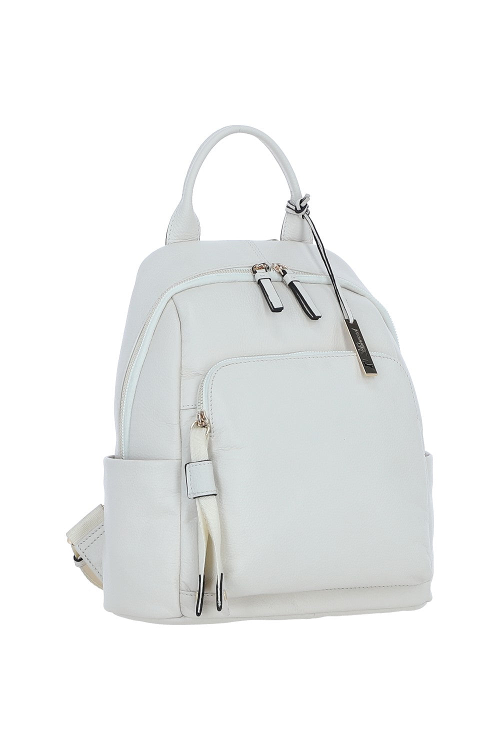 Ashwood Leather X-37 White Backpack