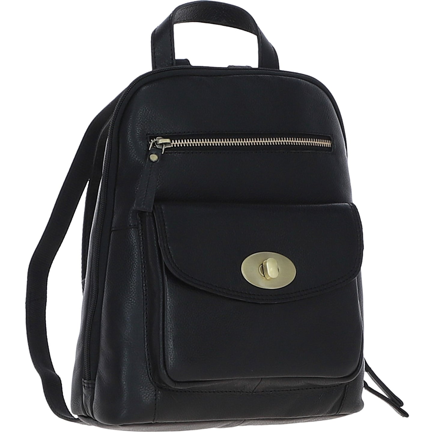 Ashwood Leather M-85 Black Backpack