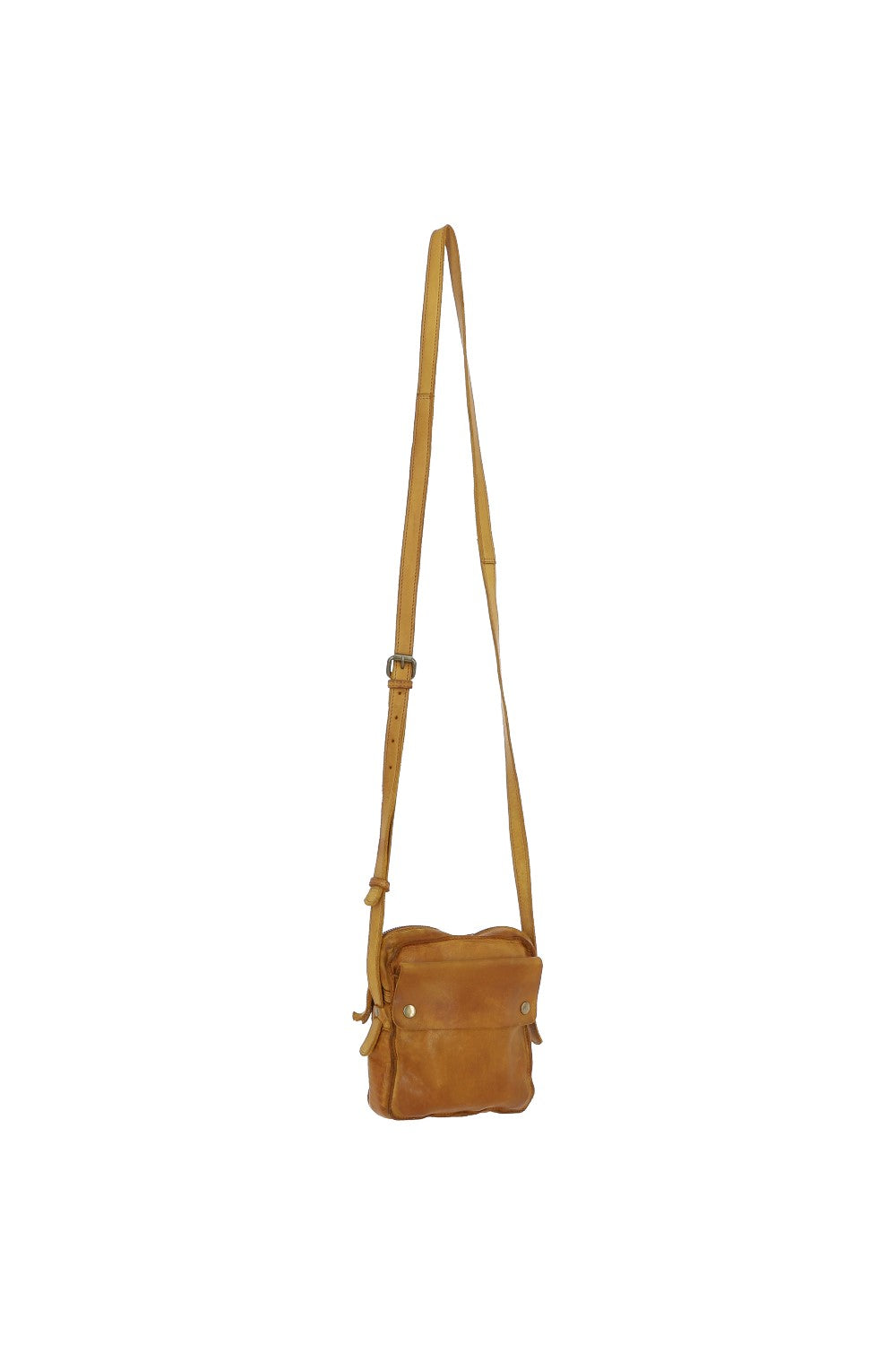 Ashwood Leather D101 Yellow Handbag