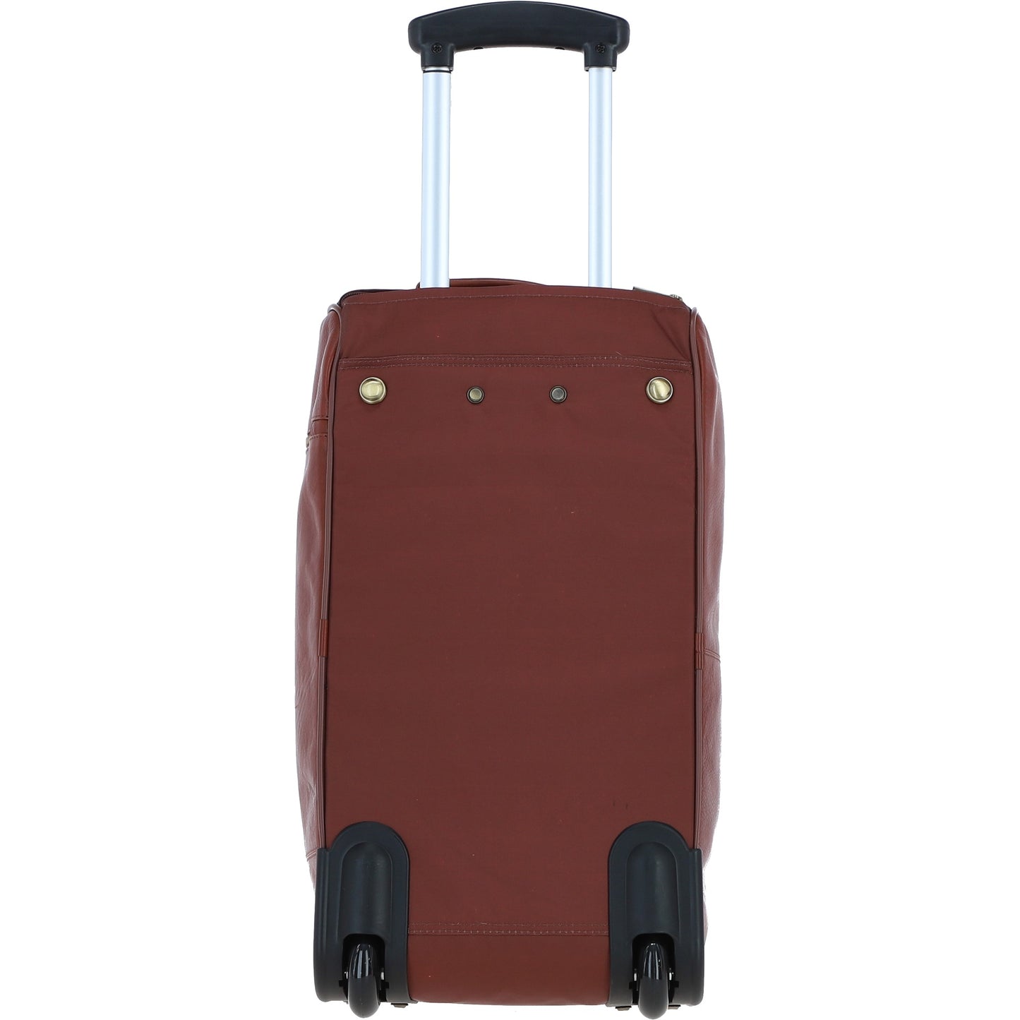 Ashwood Leather PL-50 Tan Leather Duffel Trolley Bag