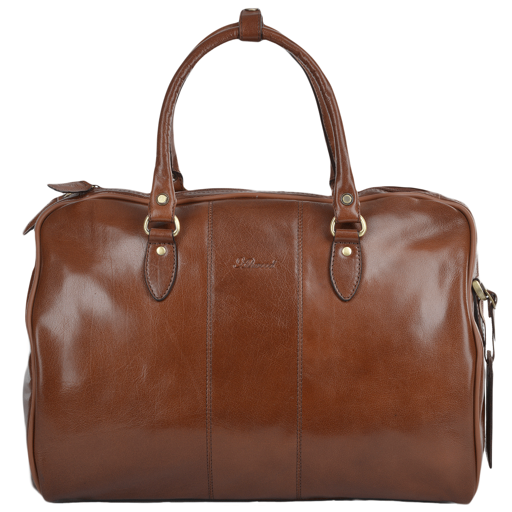 Leather weekend holdall sale
