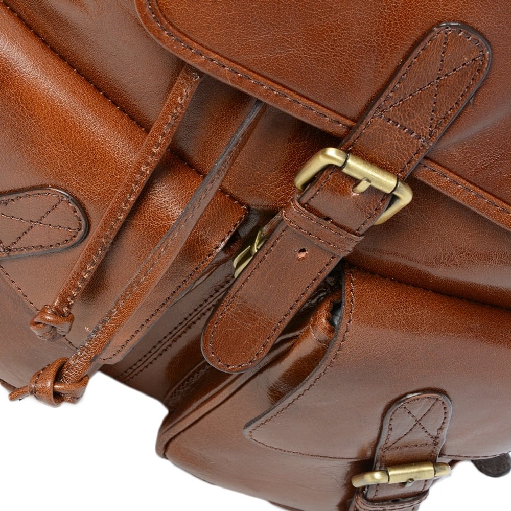 Ashwood Leather Rucksack Chestnut Brown Rucksack/Backpack